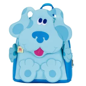 10" Blue's Clues - Blue Faux Leather Mini Backpack Bag Loungefly