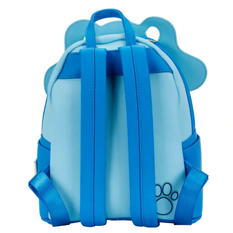 10" Blue's Clues - Blue Faux Leather Mini Backpack Bag Loungefly