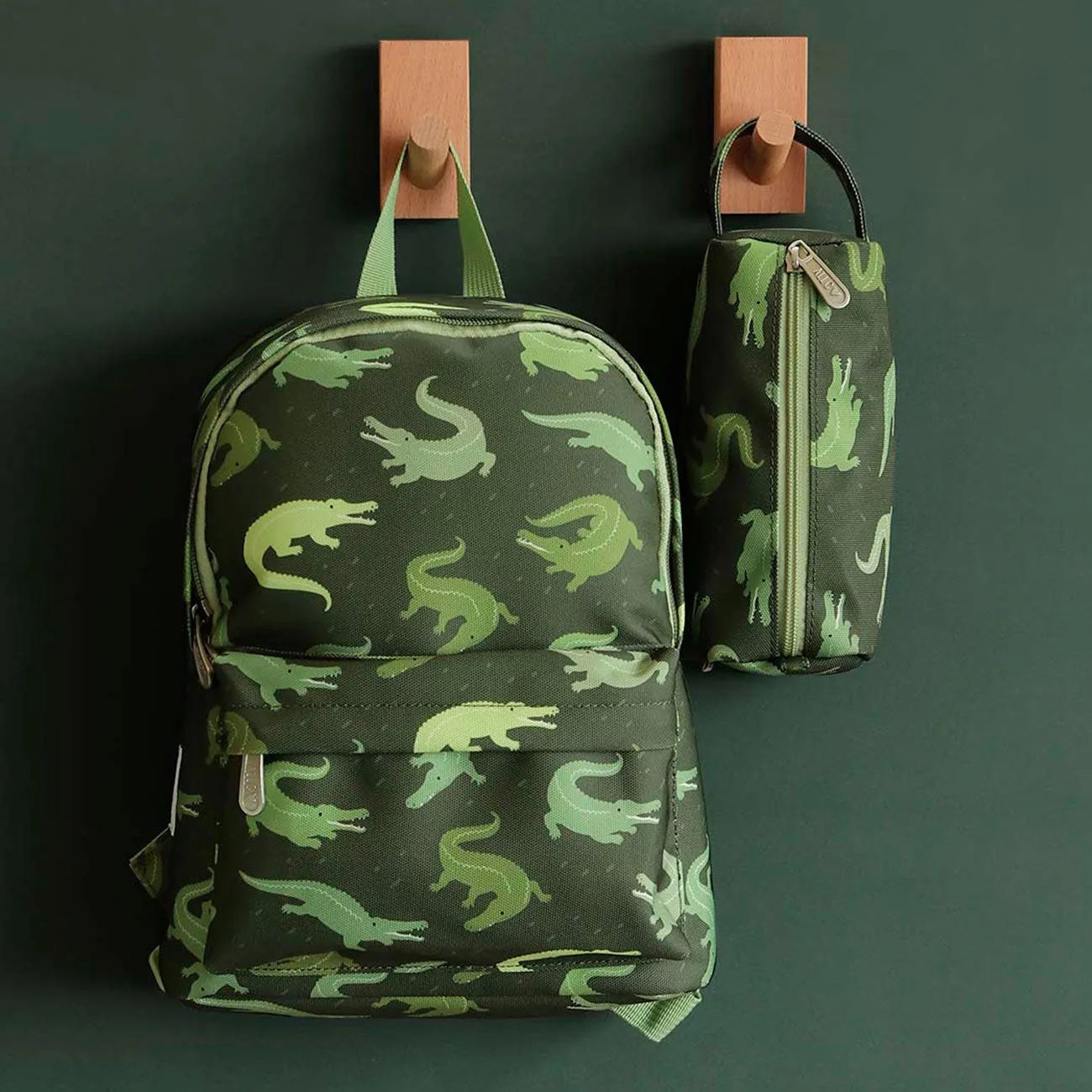 A Little Lovely Company Backpack Small Crocodiles
