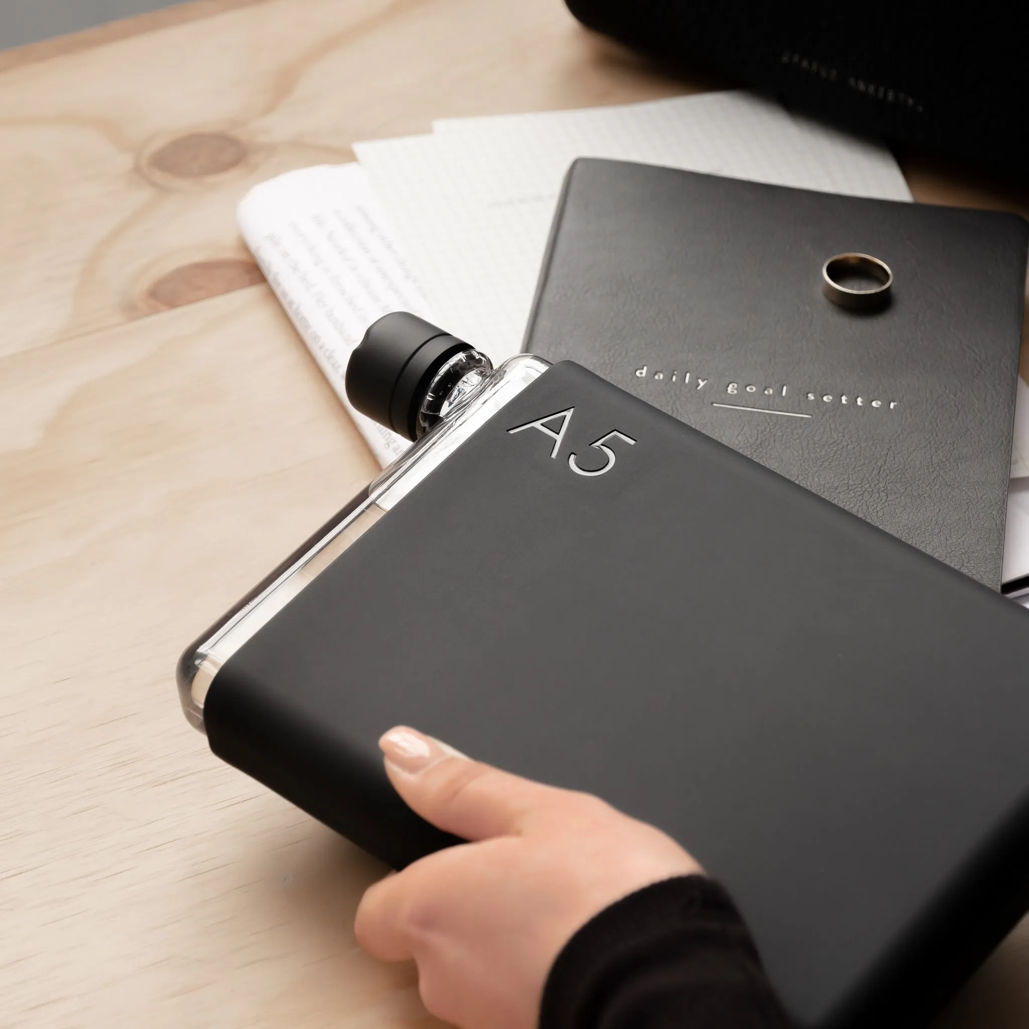 A5 Silicone Sleeve - Black Ink