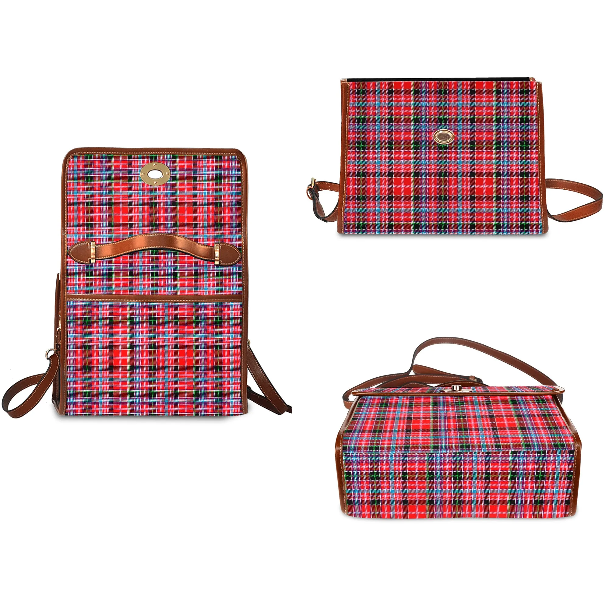 Aberdeen District Tartan Waterproof Canvas Bag