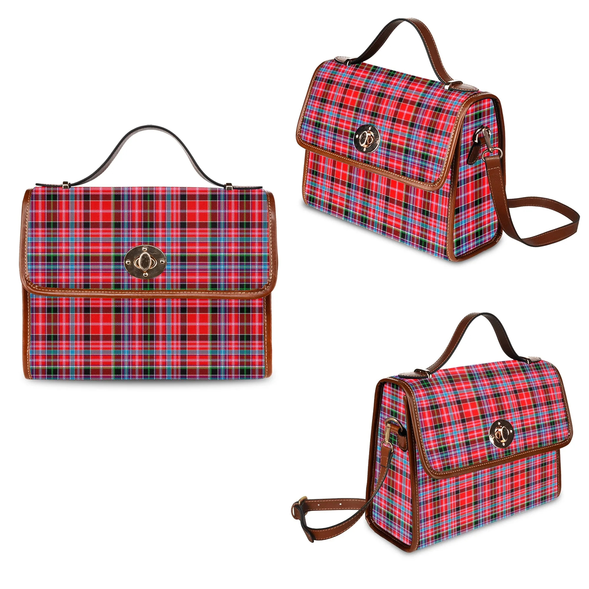 Aberdeen District Tartan Waterproof Canvas Bag