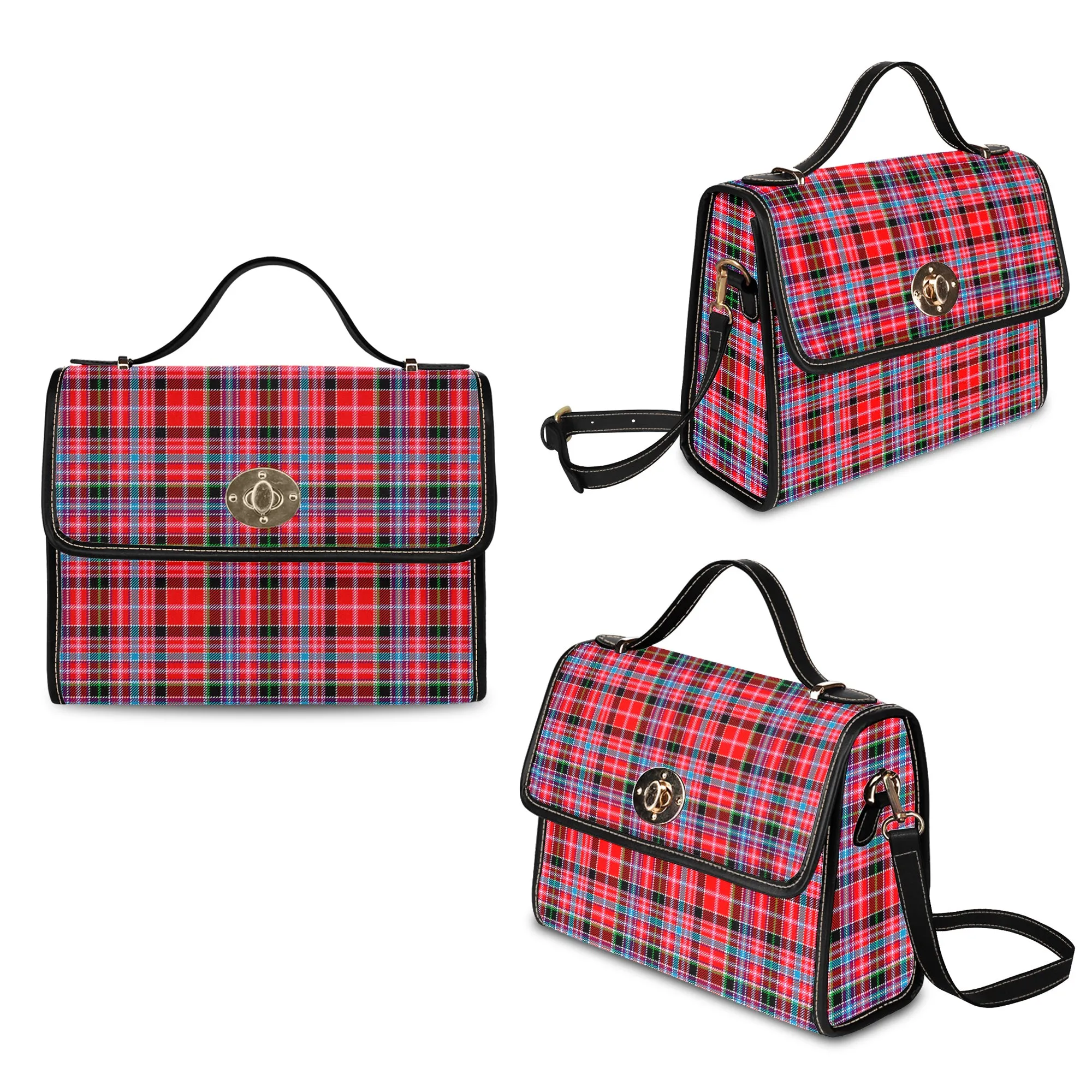 Aberdeen District Tartan Waterproof Canvas Bag