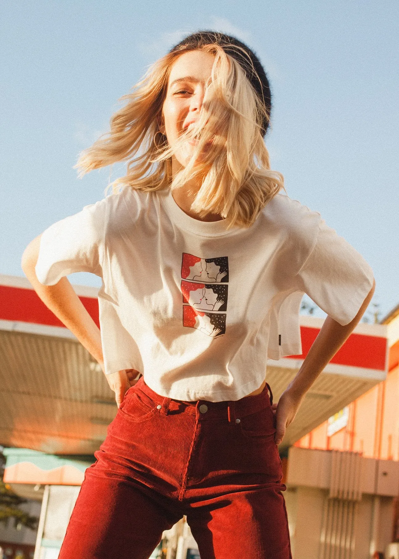 Afends Womens Entwine - Box Tee