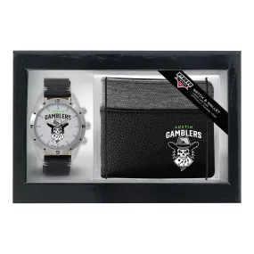 Austin Gamblers Watch and Wallet Set
