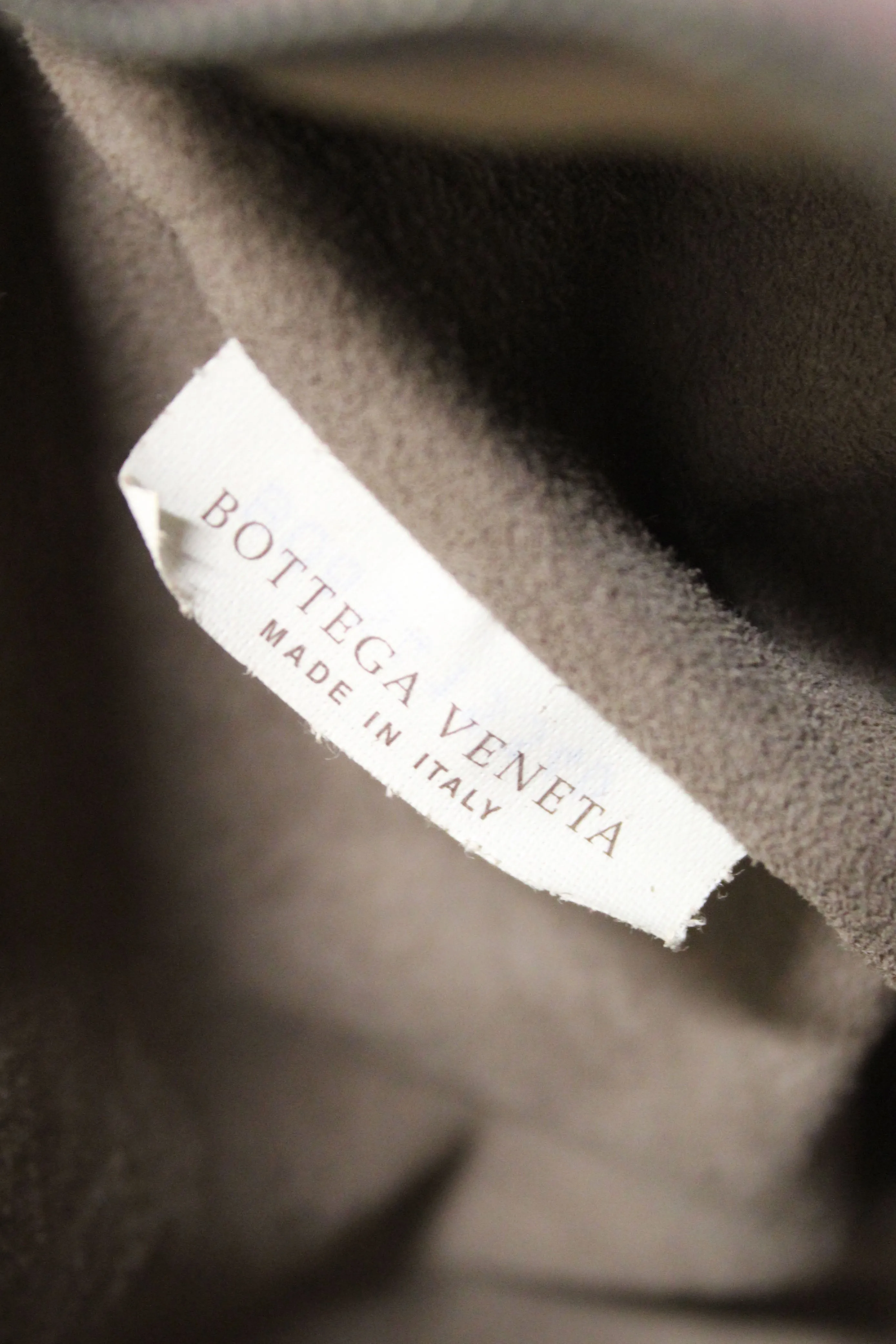 Authentic Bottega Veneta Purple Leather Small Hobo Shoulder Bag