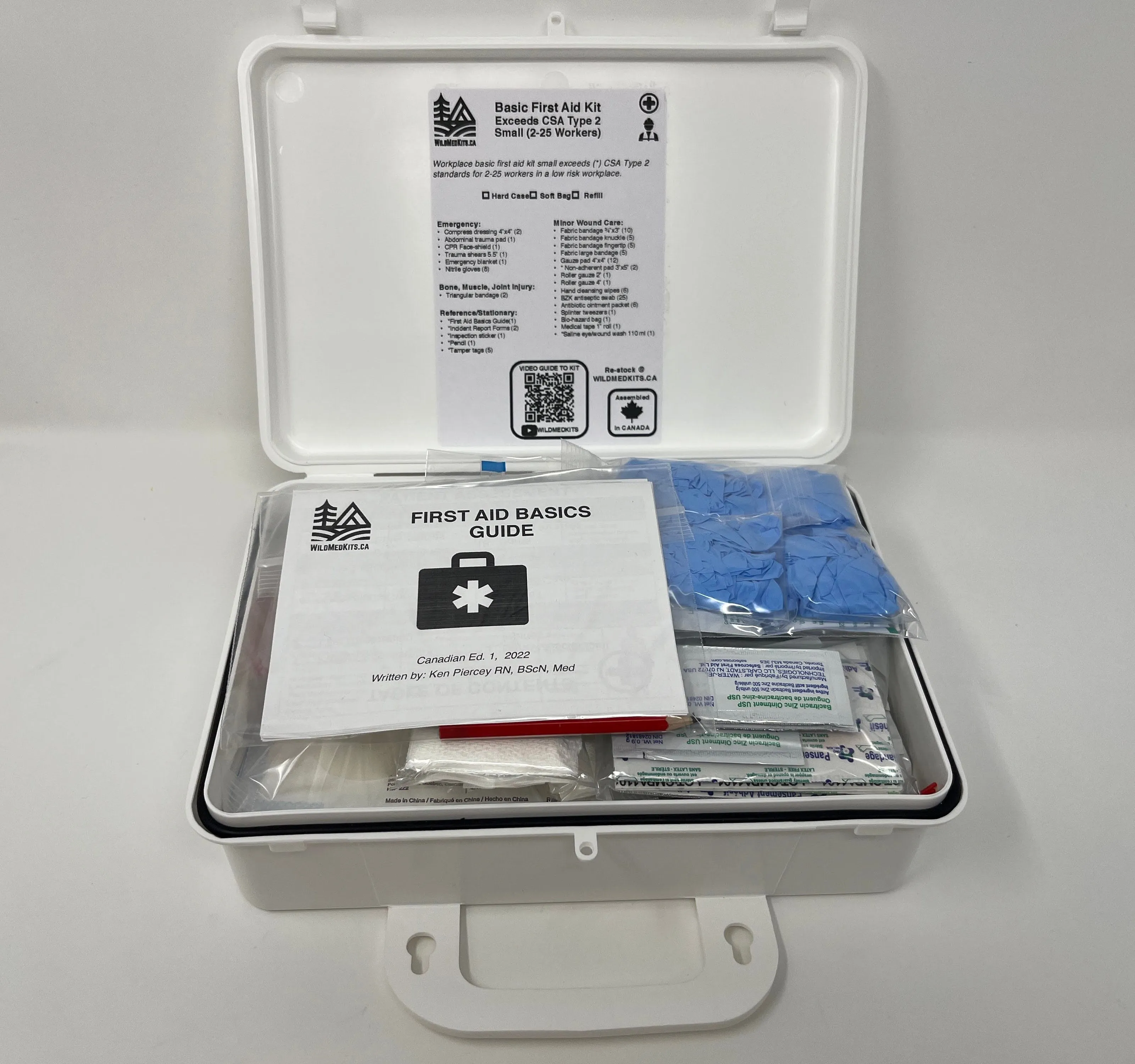 Basic First Aid Kit, Type 2: Designed to exceed CSA Standard (Z1220-17)