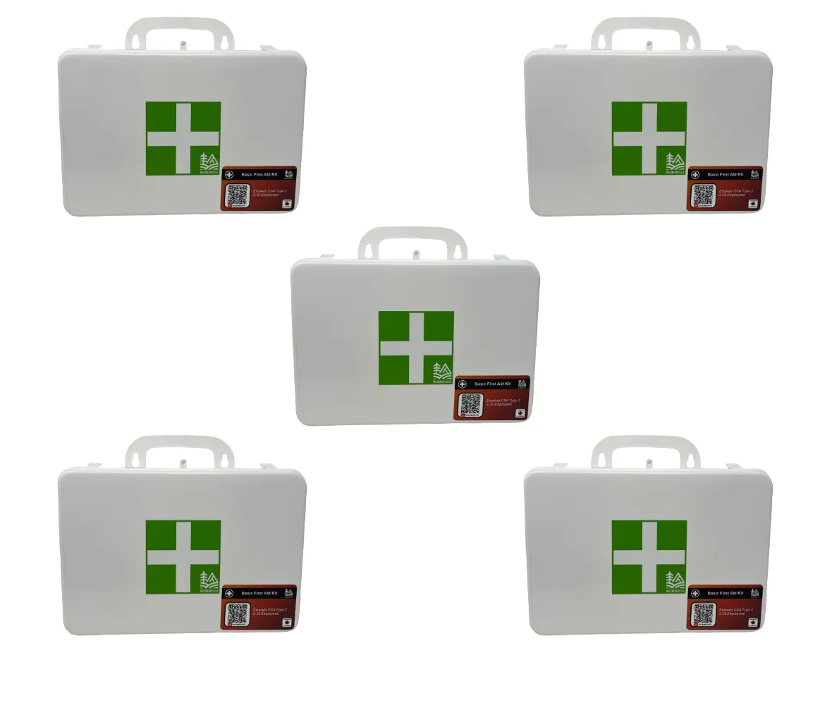 Basic First Aid Kit, Type 2: Designed to exceed CSA Standard (Z1220-17)