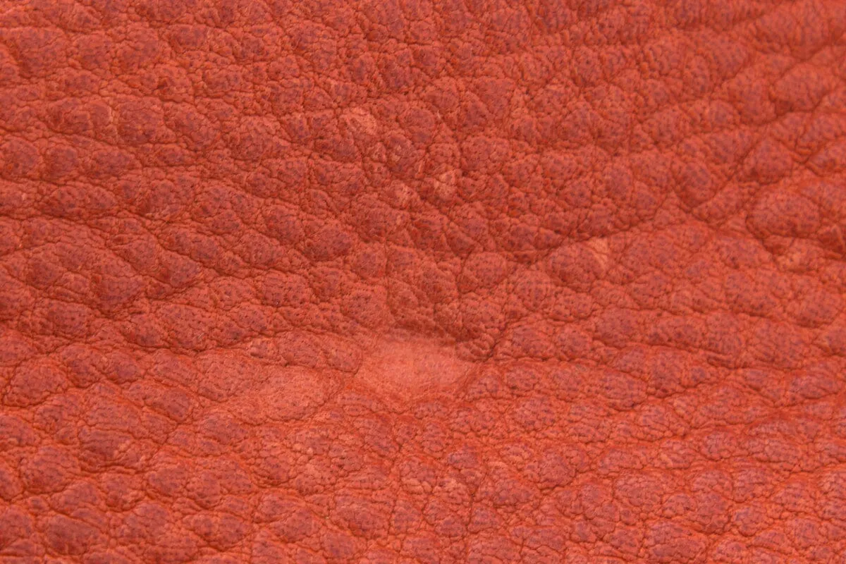 Belstaff Orange Leather Zip Top Tote Handbag