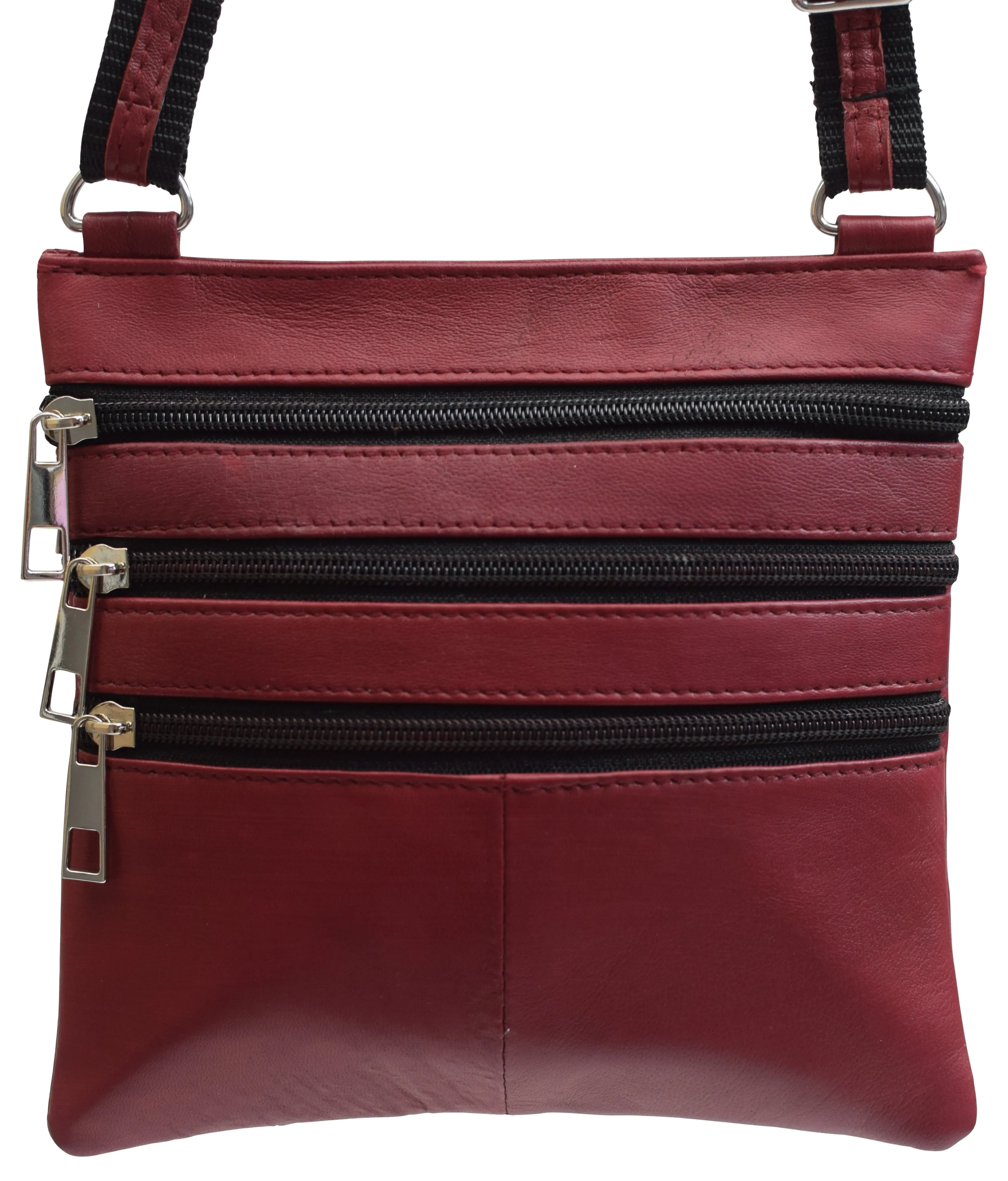 Black Women's Genuine Leather Small Crossbody Shoulder Bag Purse for Ladies 908