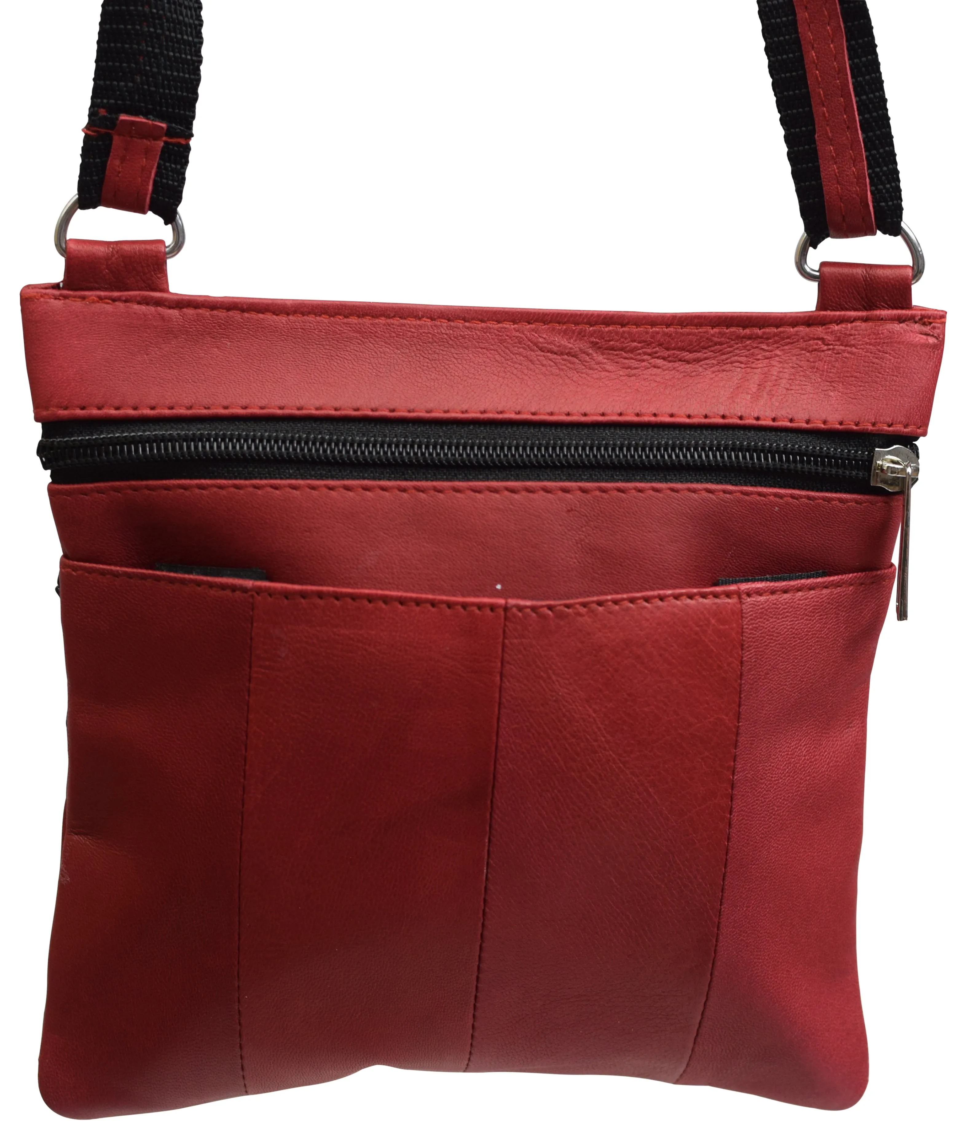Black Women's Genuine Leather Small Crossbody Shoulder Bag Purse for Ladies 908