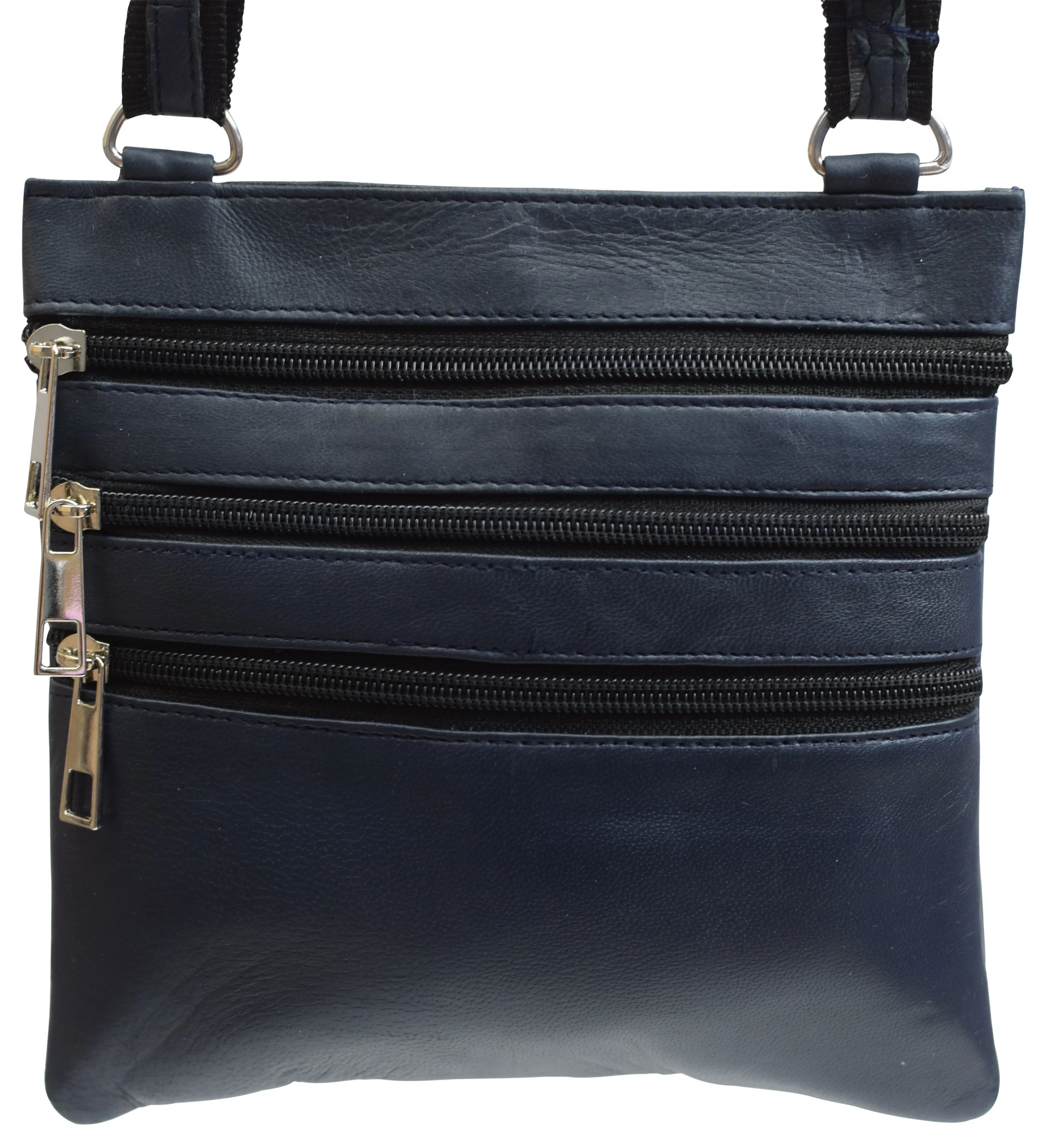 Black Women's Genuine Leather Small Crossbody Shoulder Bag Purse for Ladies 908