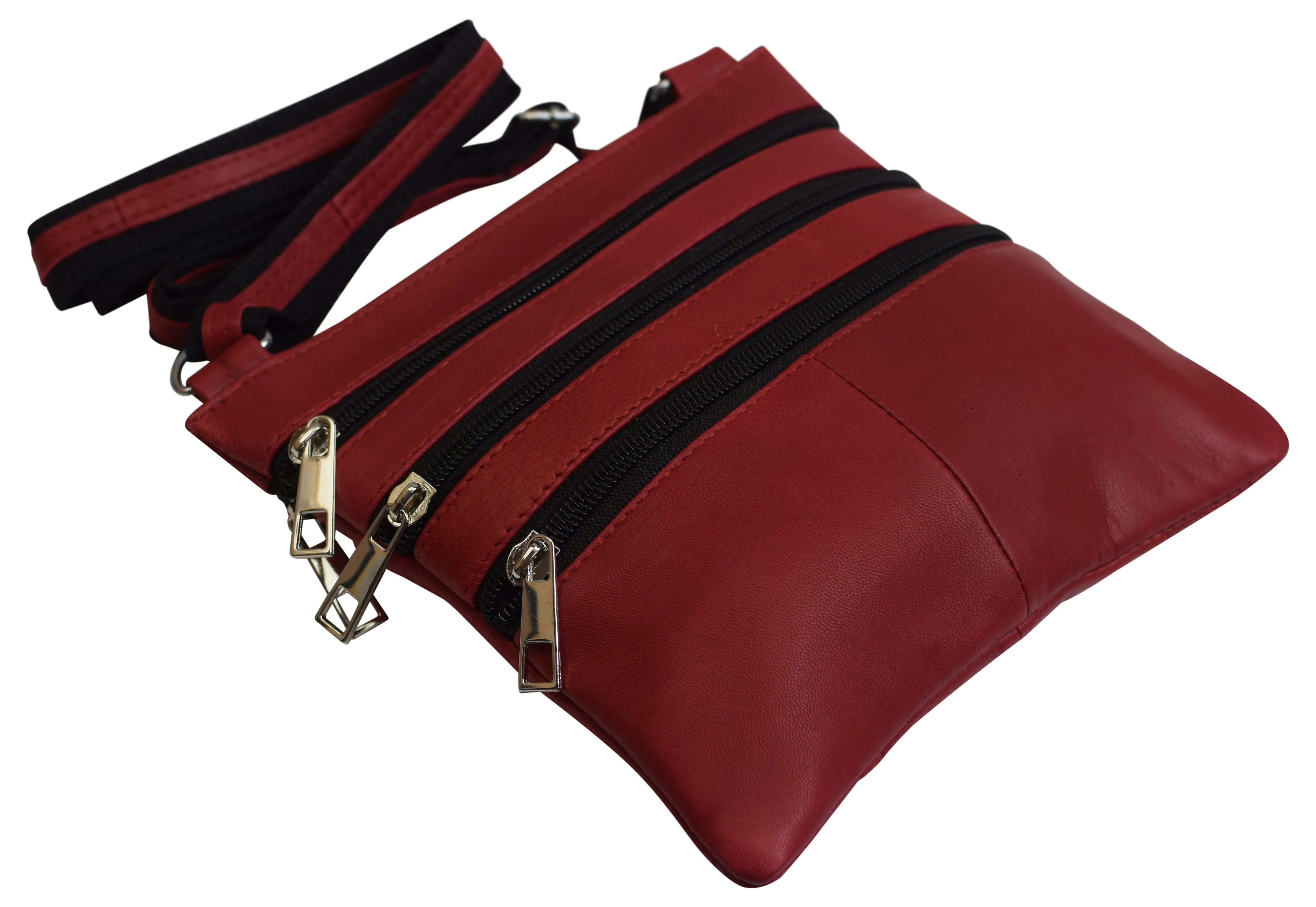 Black Women's Genuine Leather Small Crossbody Shoulder Bag Purse for Ladies 908