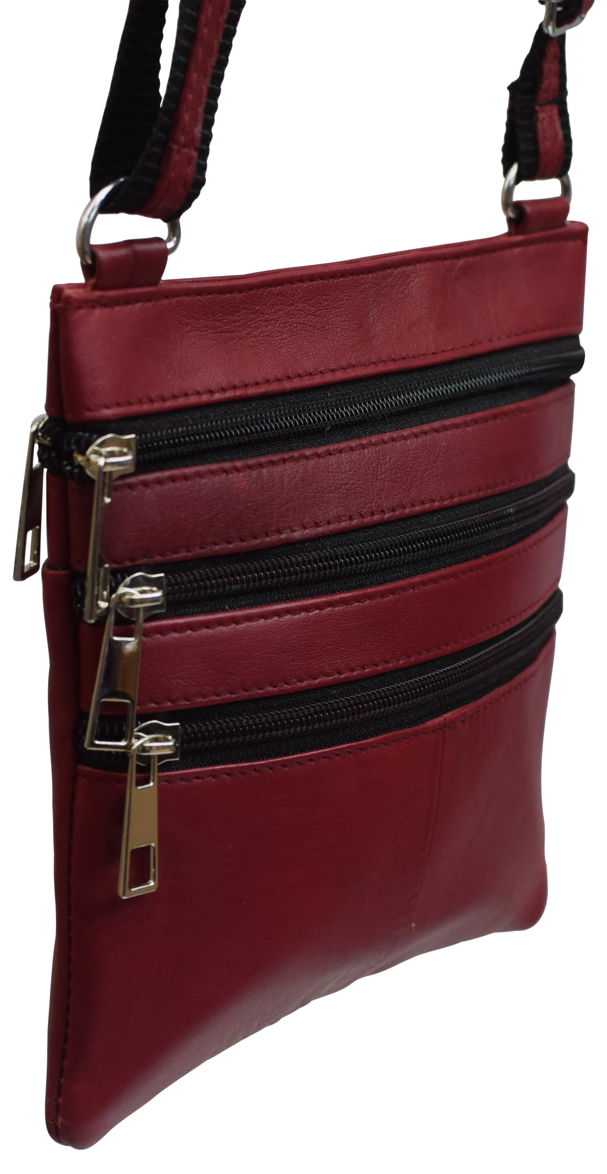 Black Women's Genuine Leather Small Crossbody Shoulder Bag Purse for Ladies 908