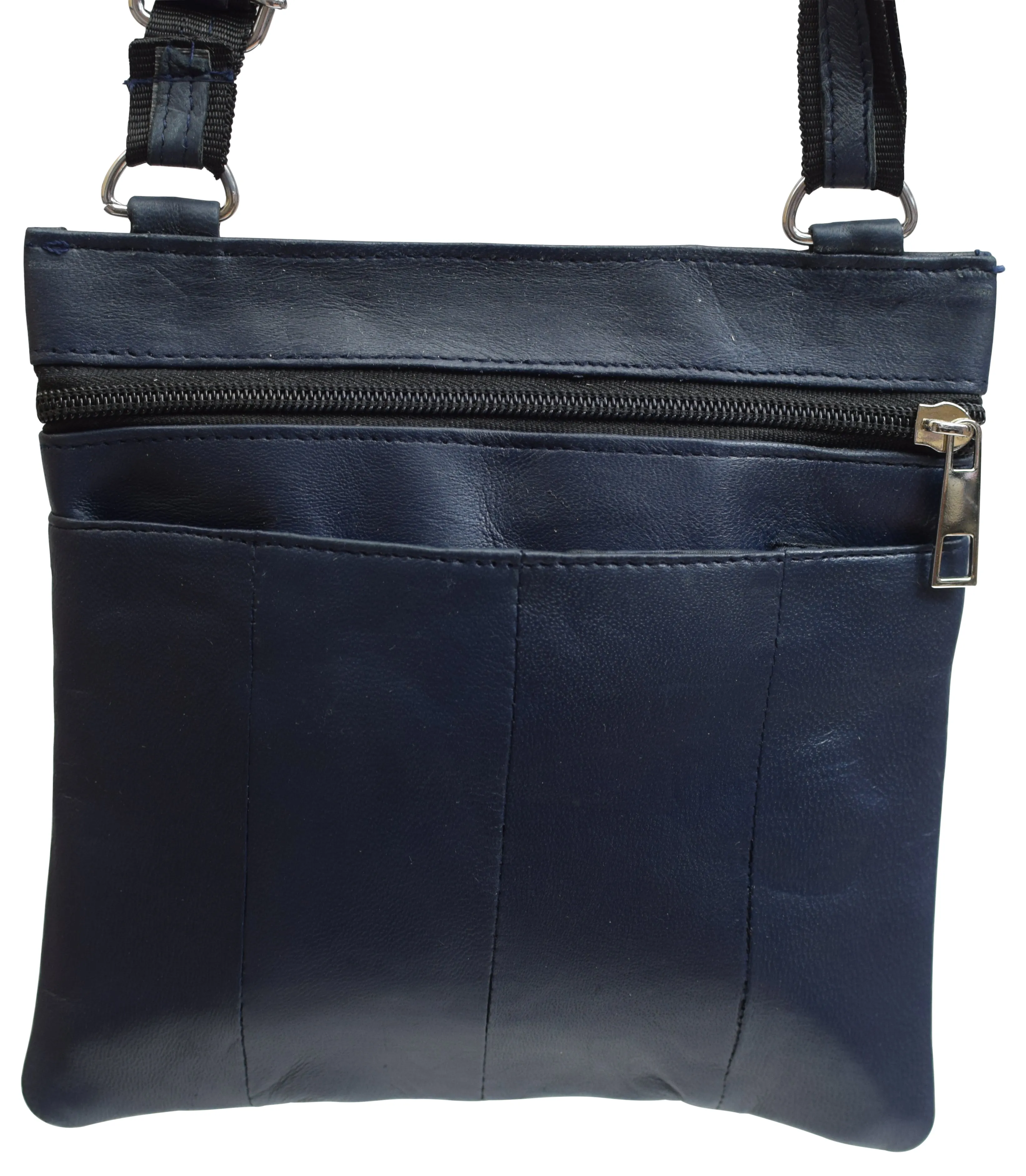 Black Women's Genuine Leather Small Crossbody Shoulder Bag Purse for Ladies 908