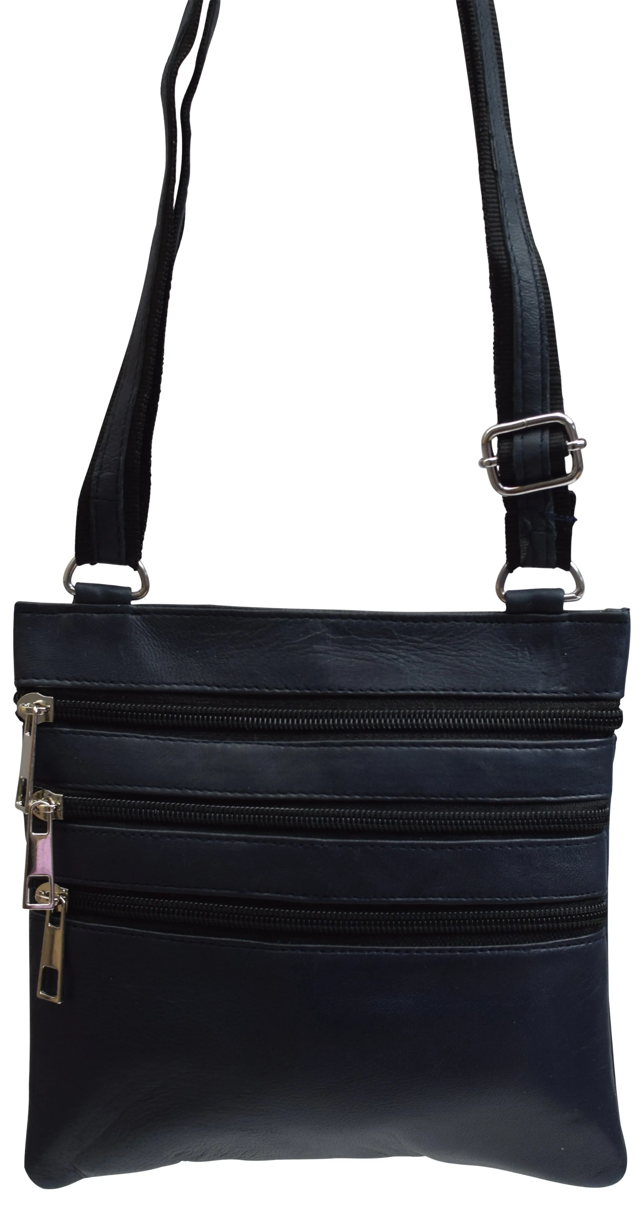 Black Women's Genuine Leather Small Crossbody Shoulder Bag Purse for Ladies 908