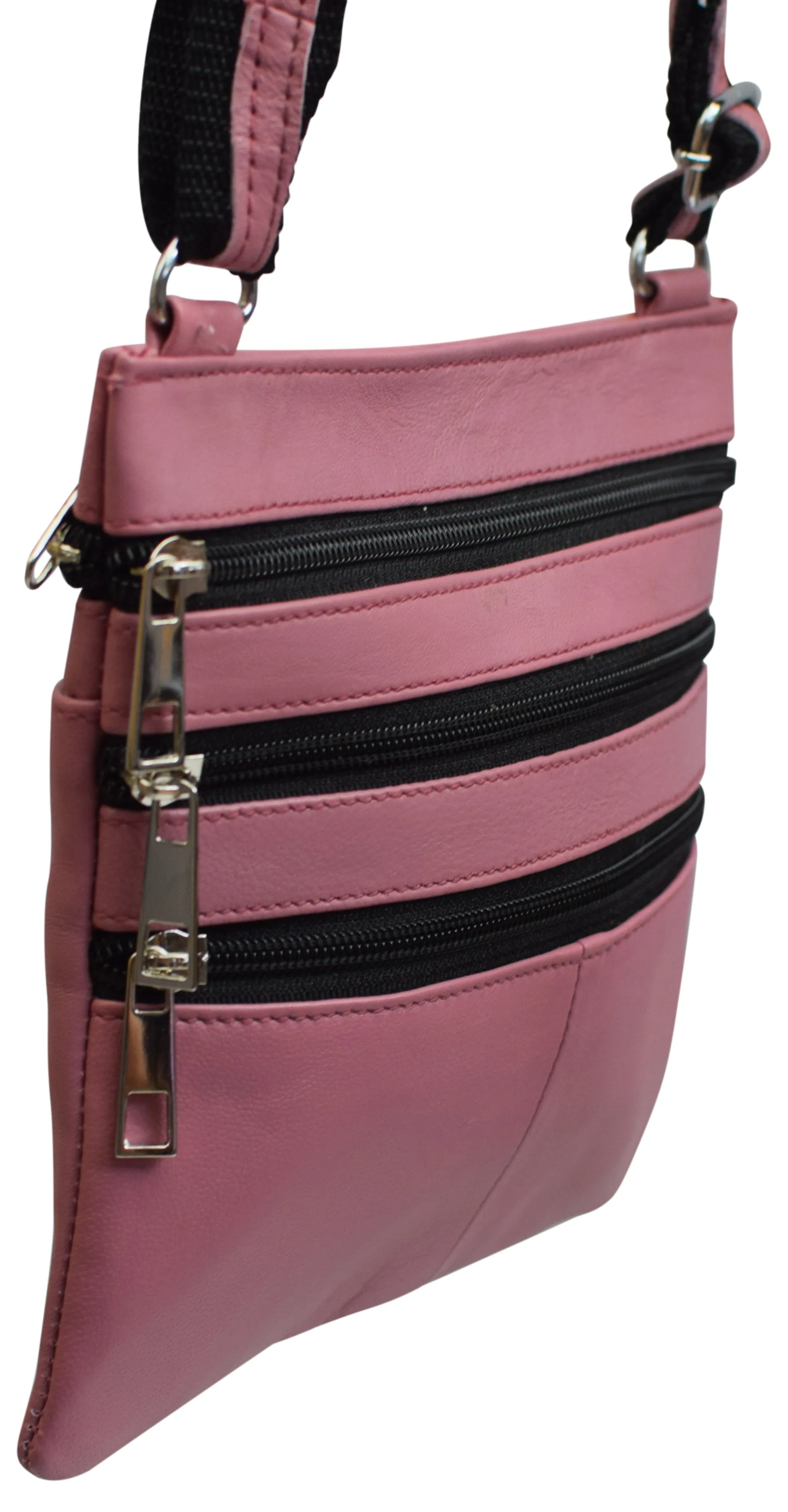 Black Women's Genuine Leather Small Crossbody Shoulder Bag Purse for Ladies 908