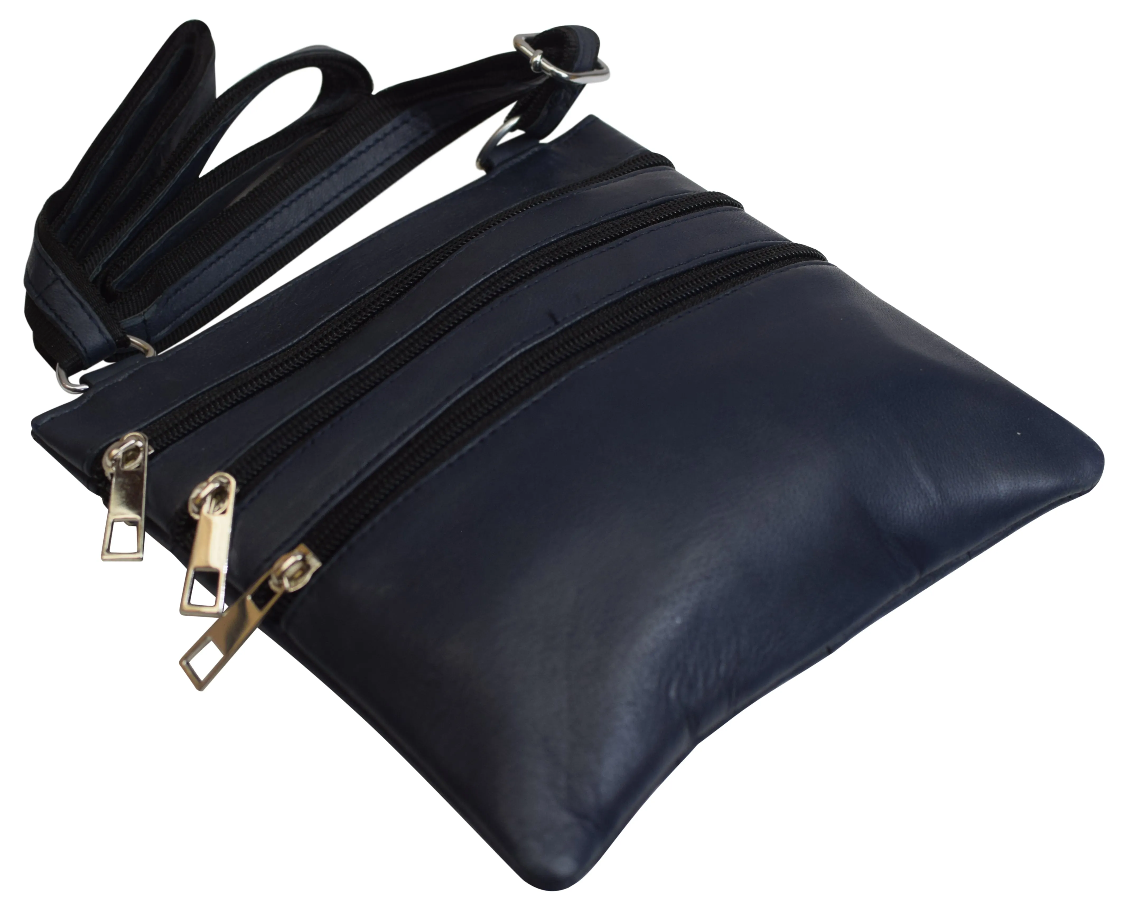 Black Women's Genuine Leather Small Crossbody Shoulder Bag Purse for Ladies 908