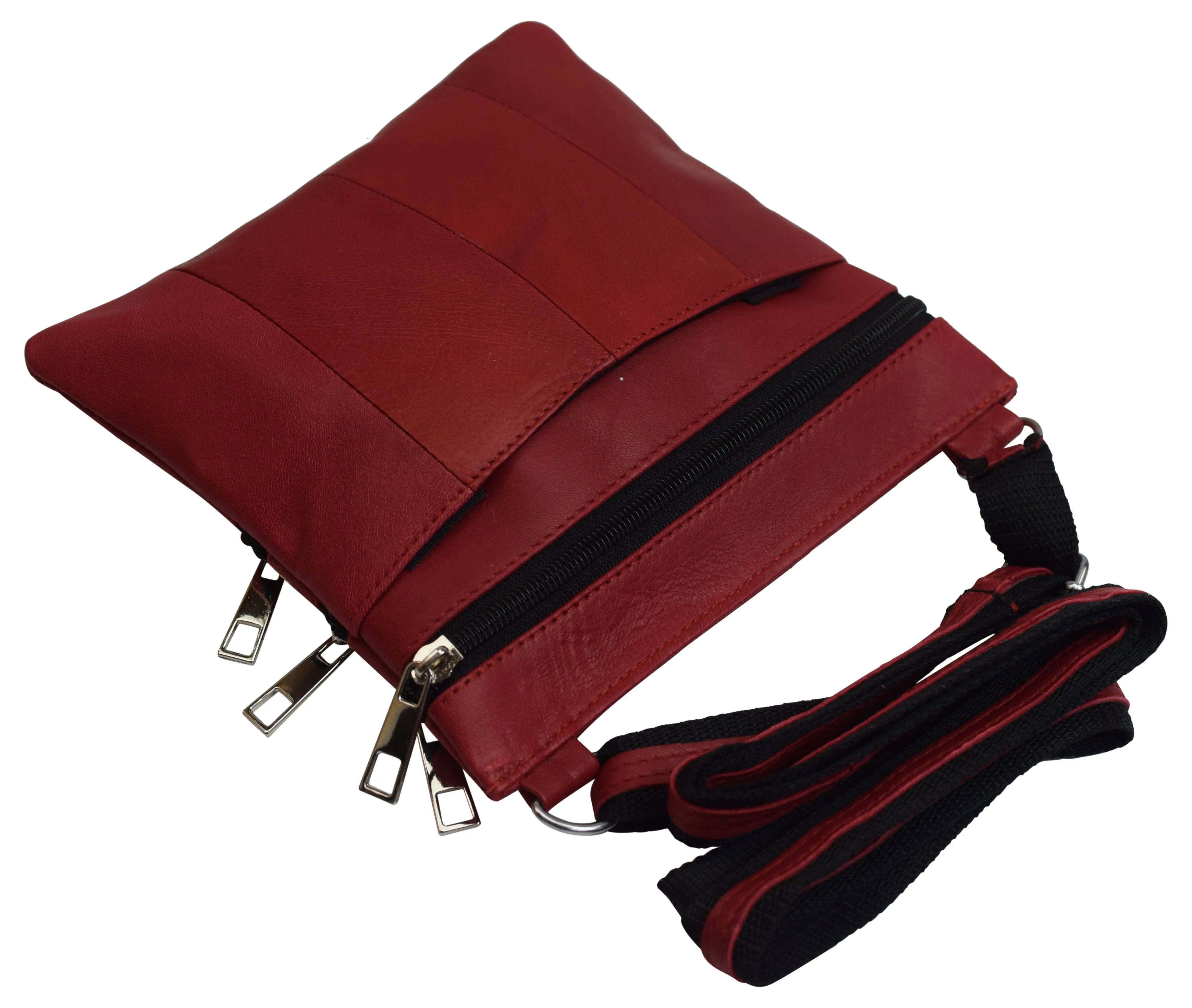 Black Women's Genuine Leather Small Crossbody Shoulder Bag Purse for Ladies 908