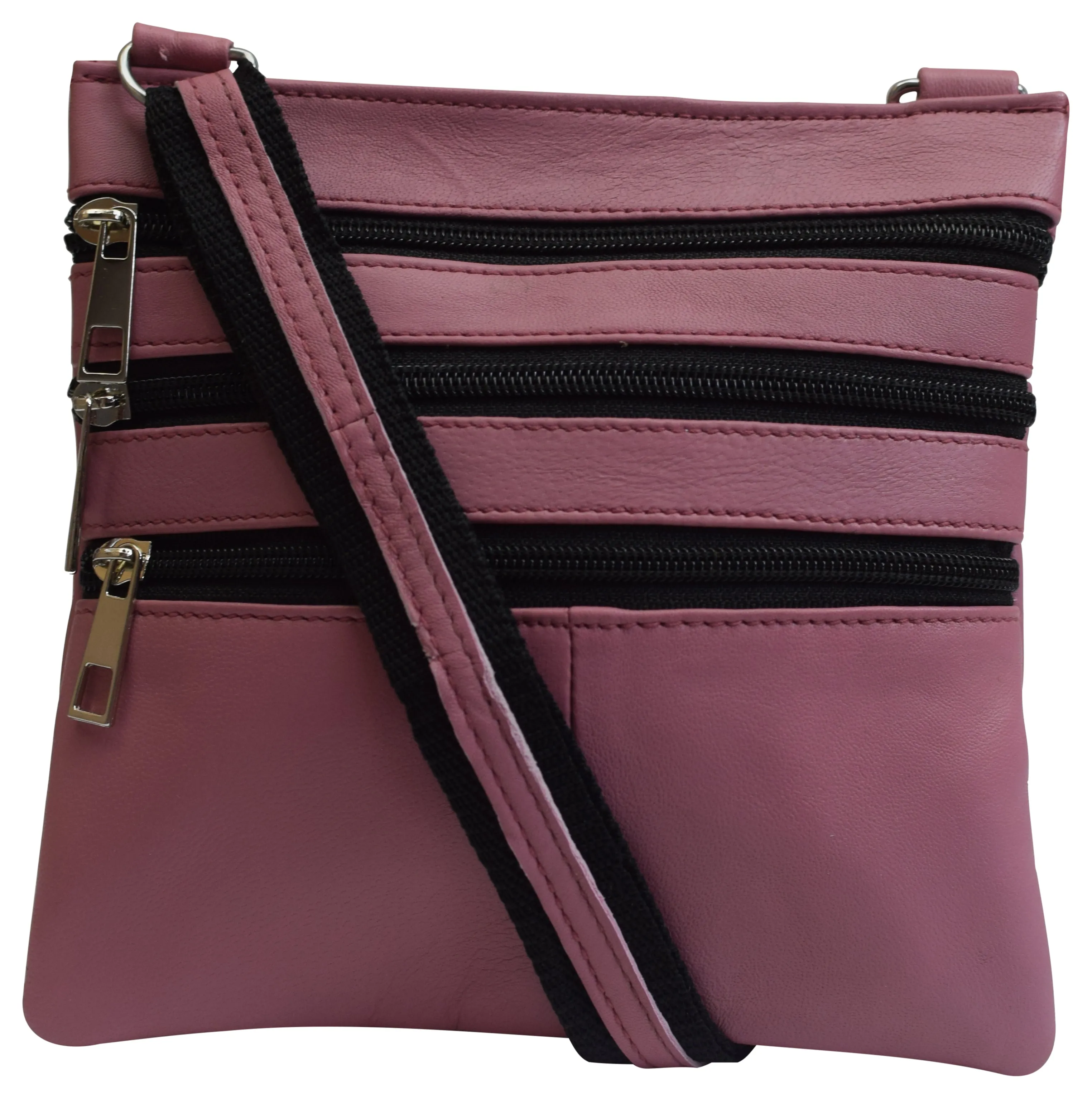 Black Women's Genuine Leather Small Crossbody Shoulder Bag Purse for Ladies 908
