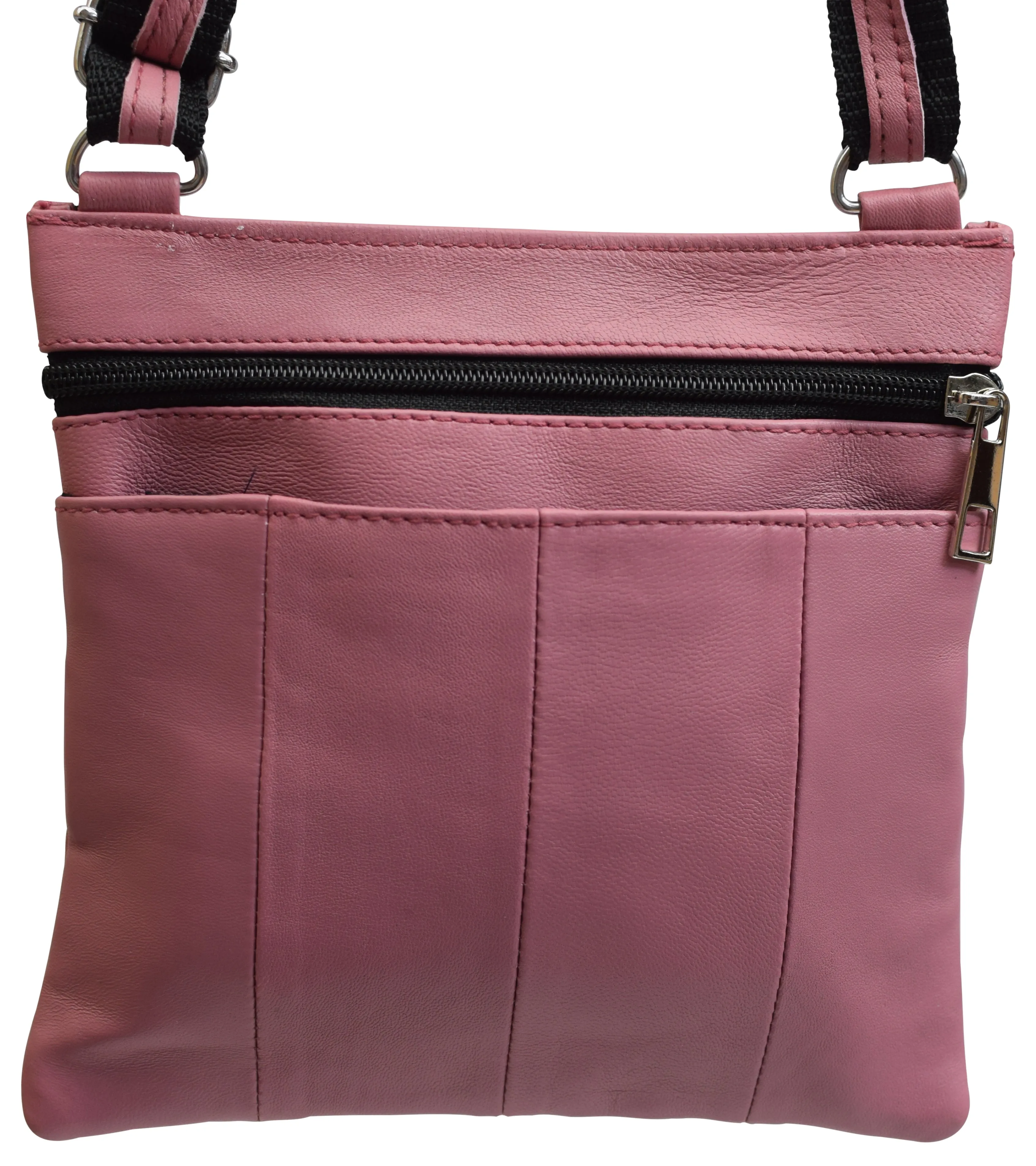 Black Women's Genuine Leather Small Crossbody Shoulder Bag Purse for Ladies 908
