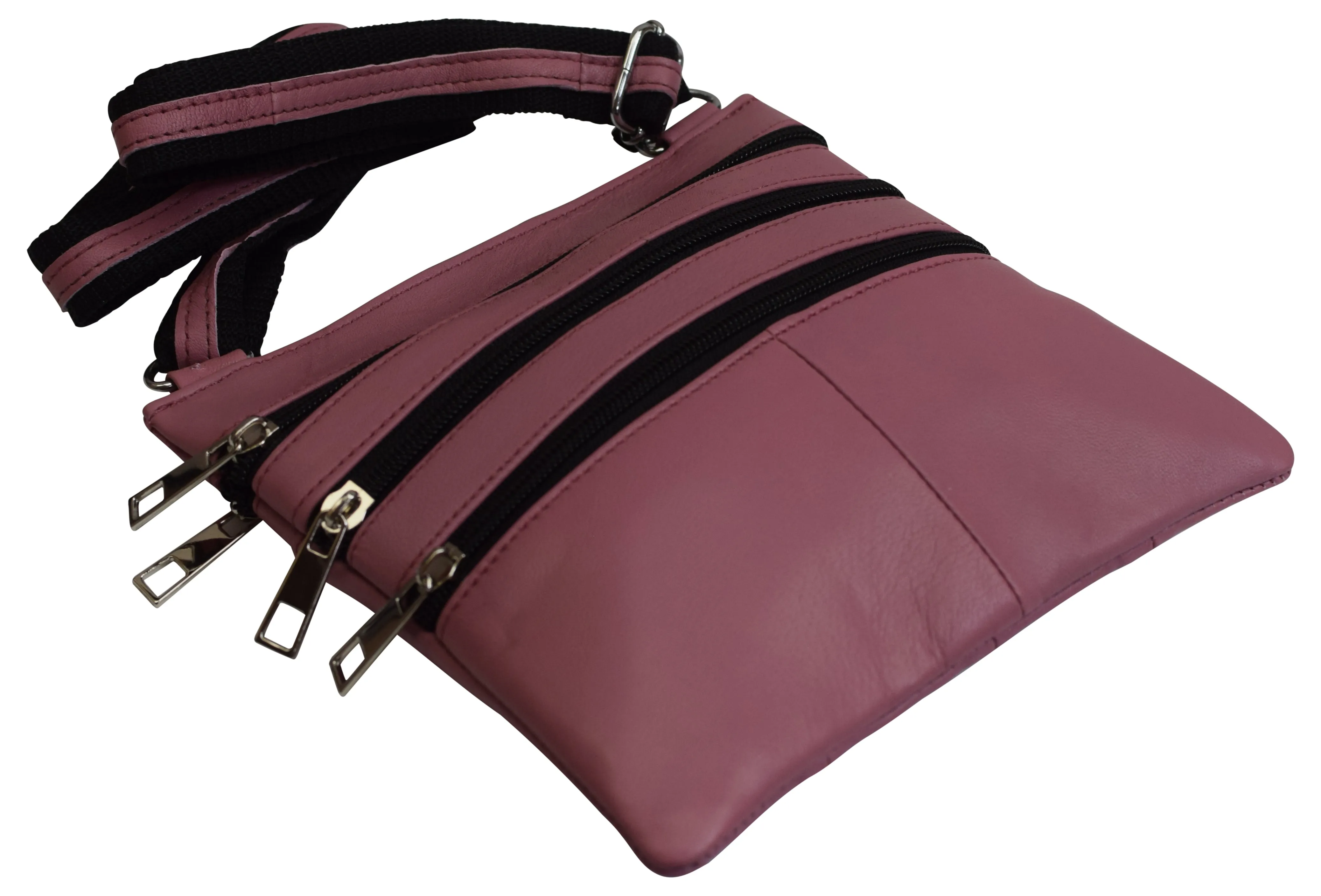 Black Women's Genuine Leather Small Crossbody Shoulder Bag Purse for Ladies 908