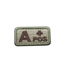Blood Type Military Patch / Unisex Tactical Embroidered / Multicolor Military Patch
