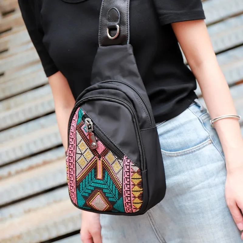 Boho Ladies Chest Bag Crossbody Sling Bag For Ladies