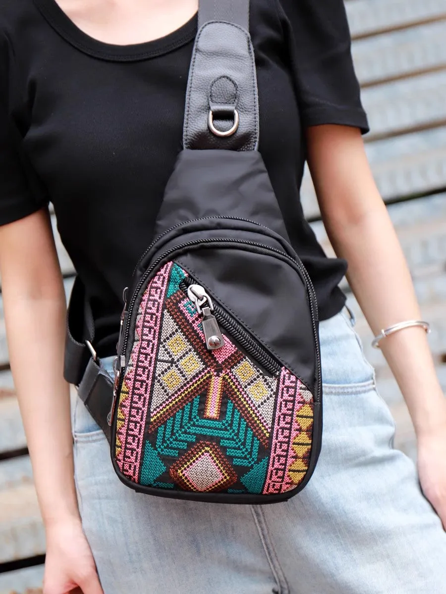 Boho Ladies Chest Bag Crossbody Sling Bag For Ladies