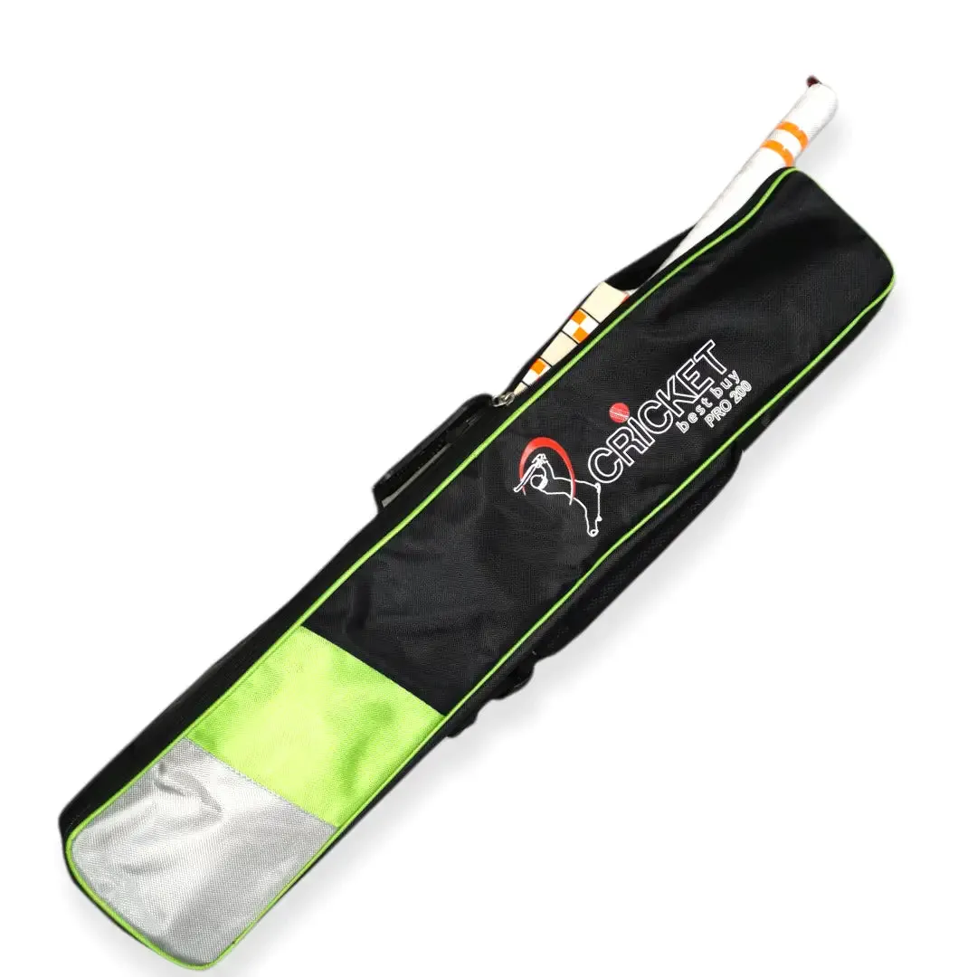 CBB Pro 200 Cricket Bat Cover Bag Full Length All-in-One Padded Shoulder Strap