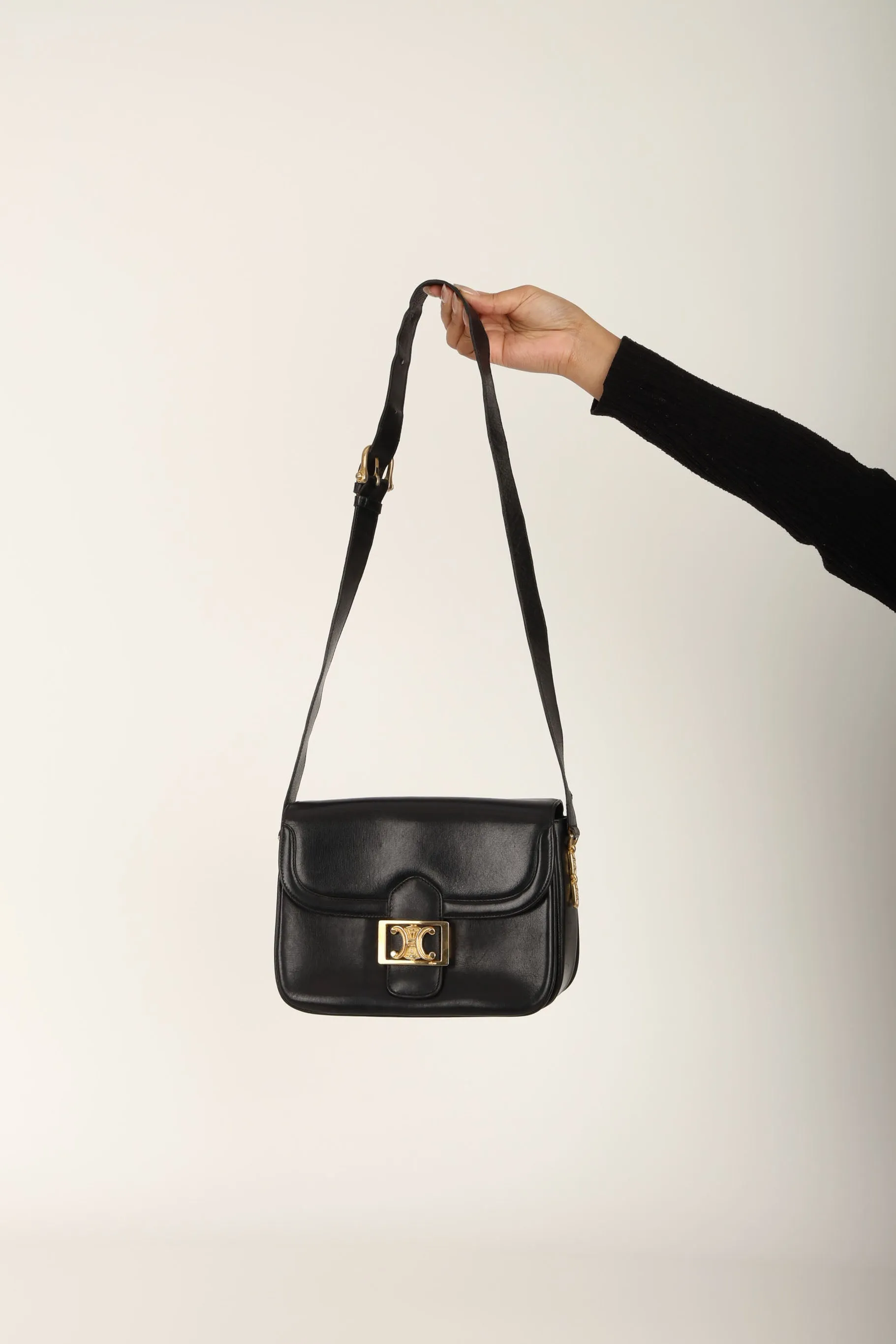 Celine Box Triomphe Shoulder Bag