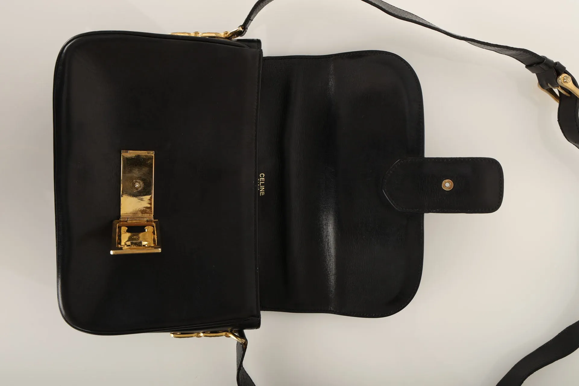 Celine Box Triomphe Shoulder Bag