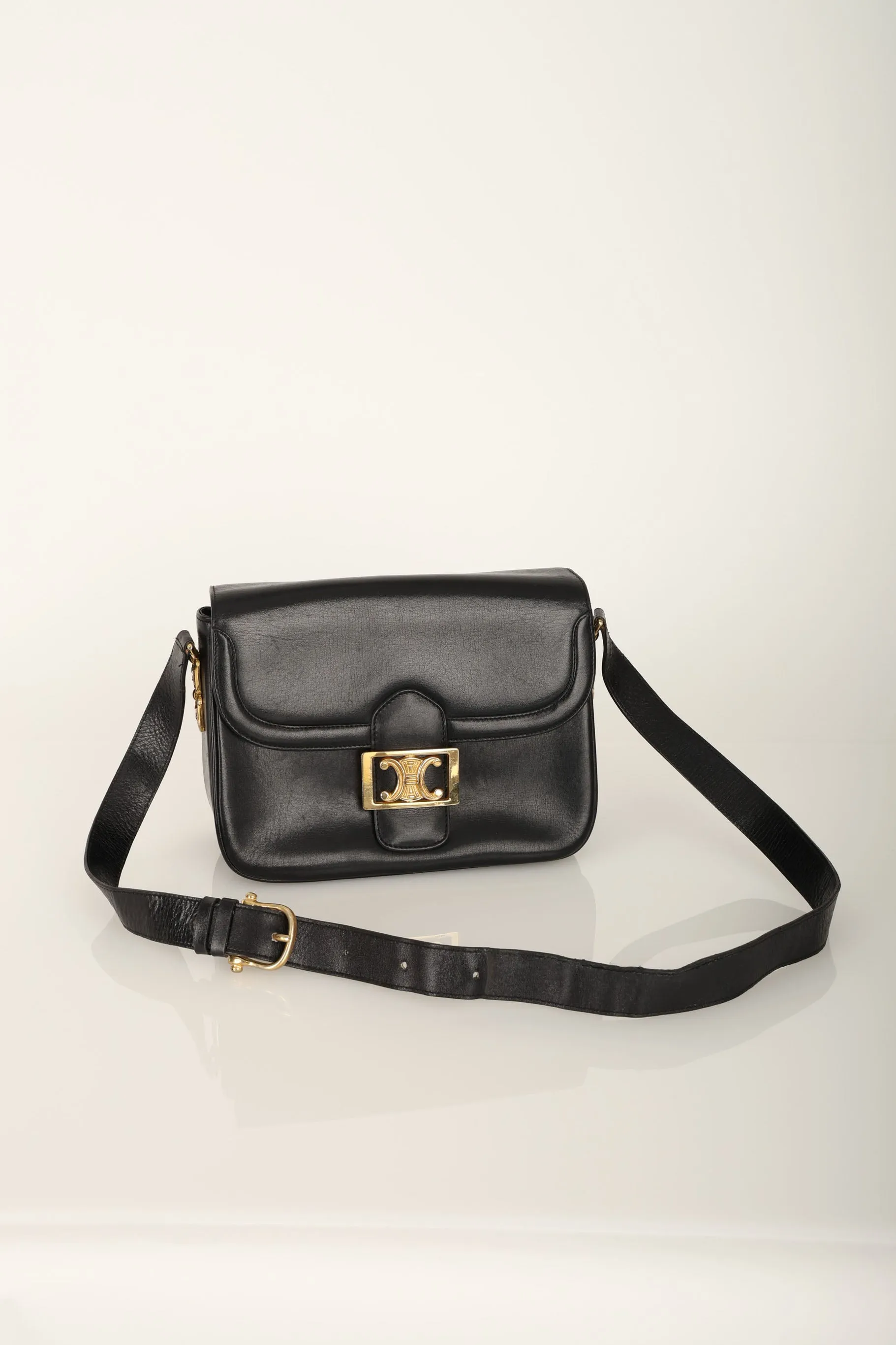Celine Box Triomphe Shoulder Bag