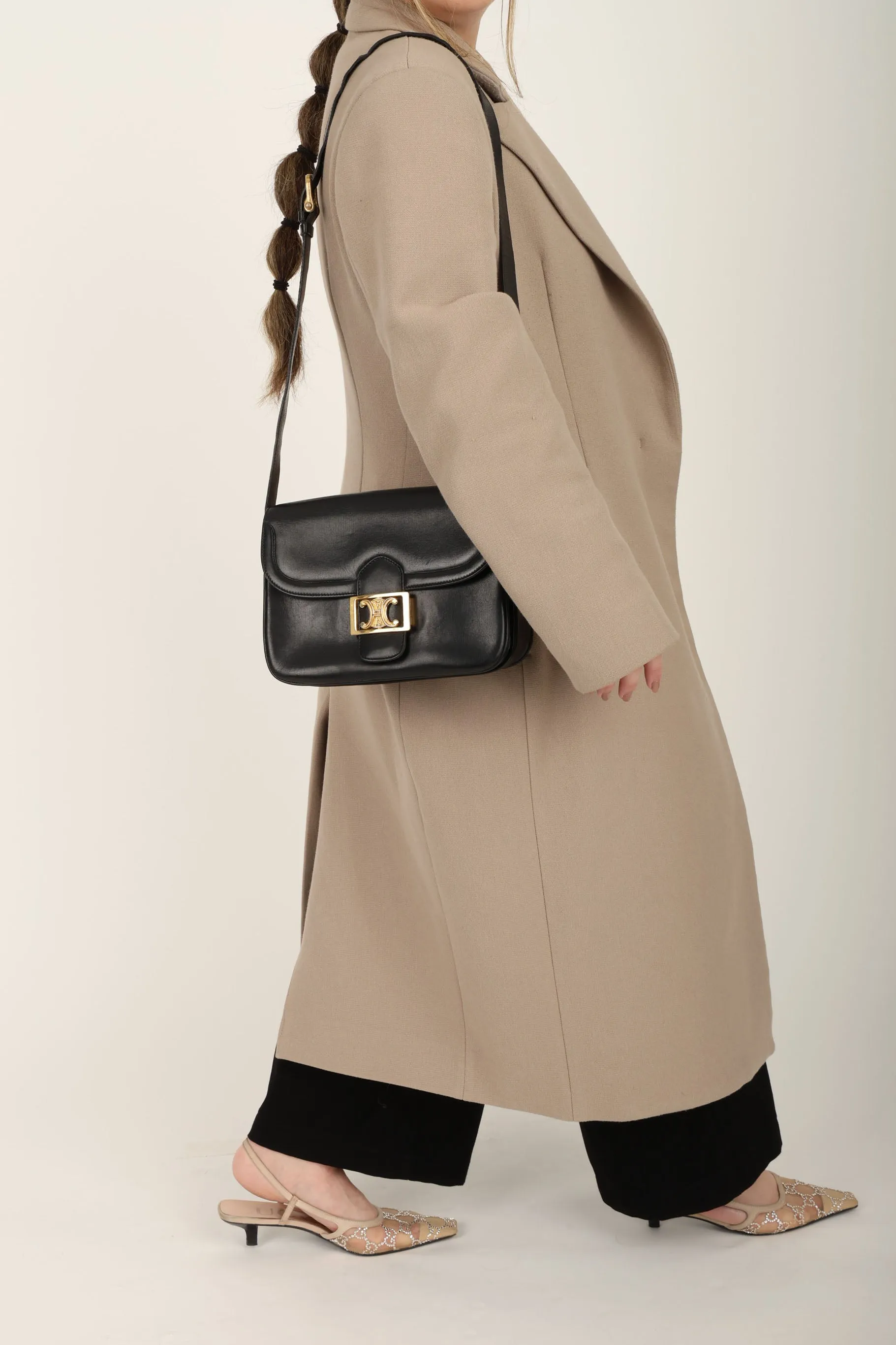 Celine Box Triomphe Shoulder Bag