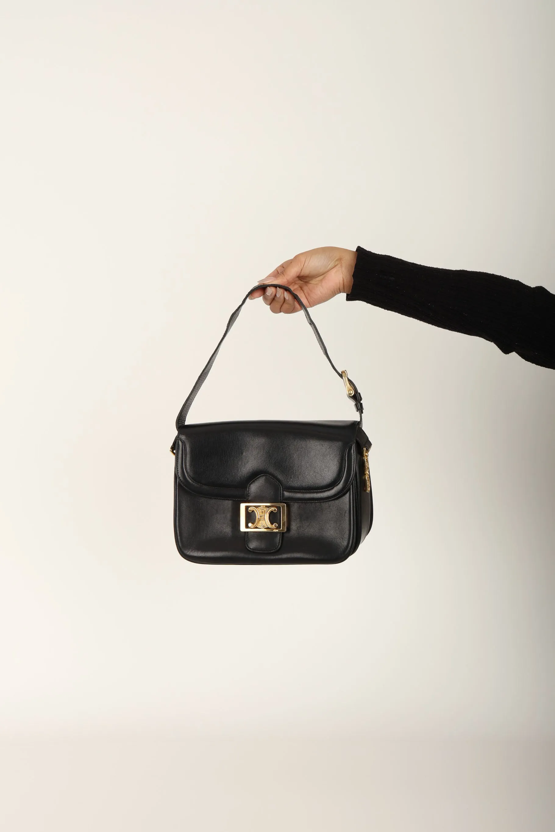 Celine Box Triomphe Shoulder Bag