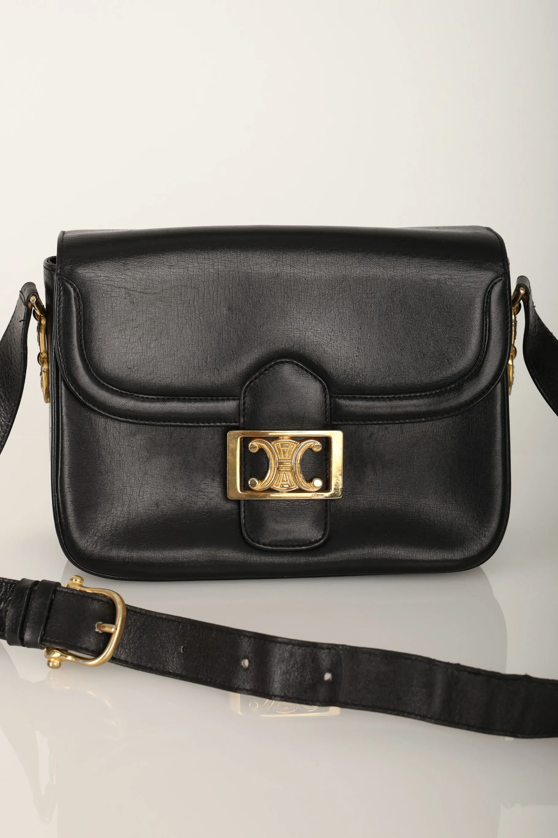 Celine Box Triomphe Shoulder Bag