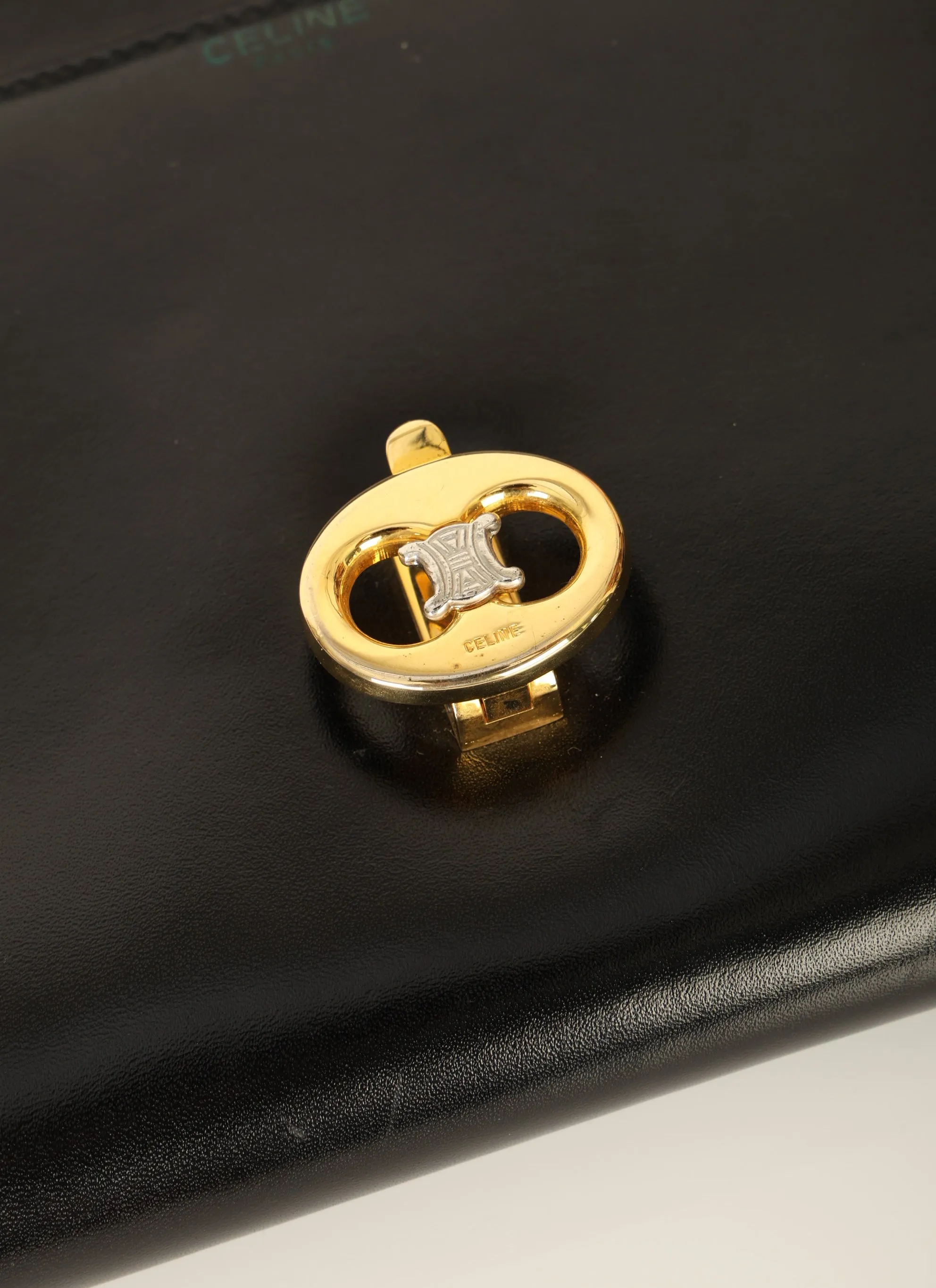 Celine Triomphe Box Shoulder Bag