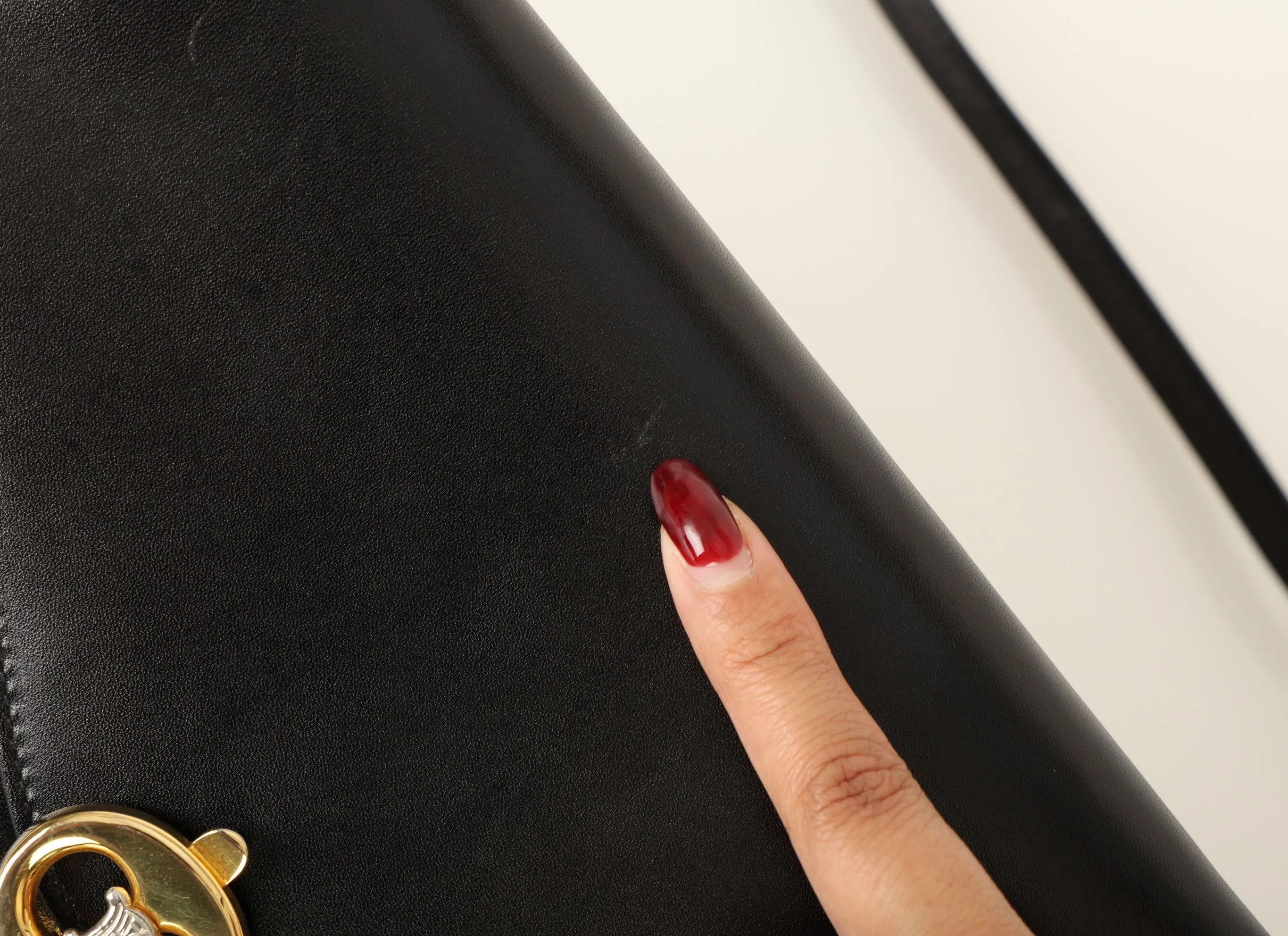 Celine Triomphe Box Shoulder Bag