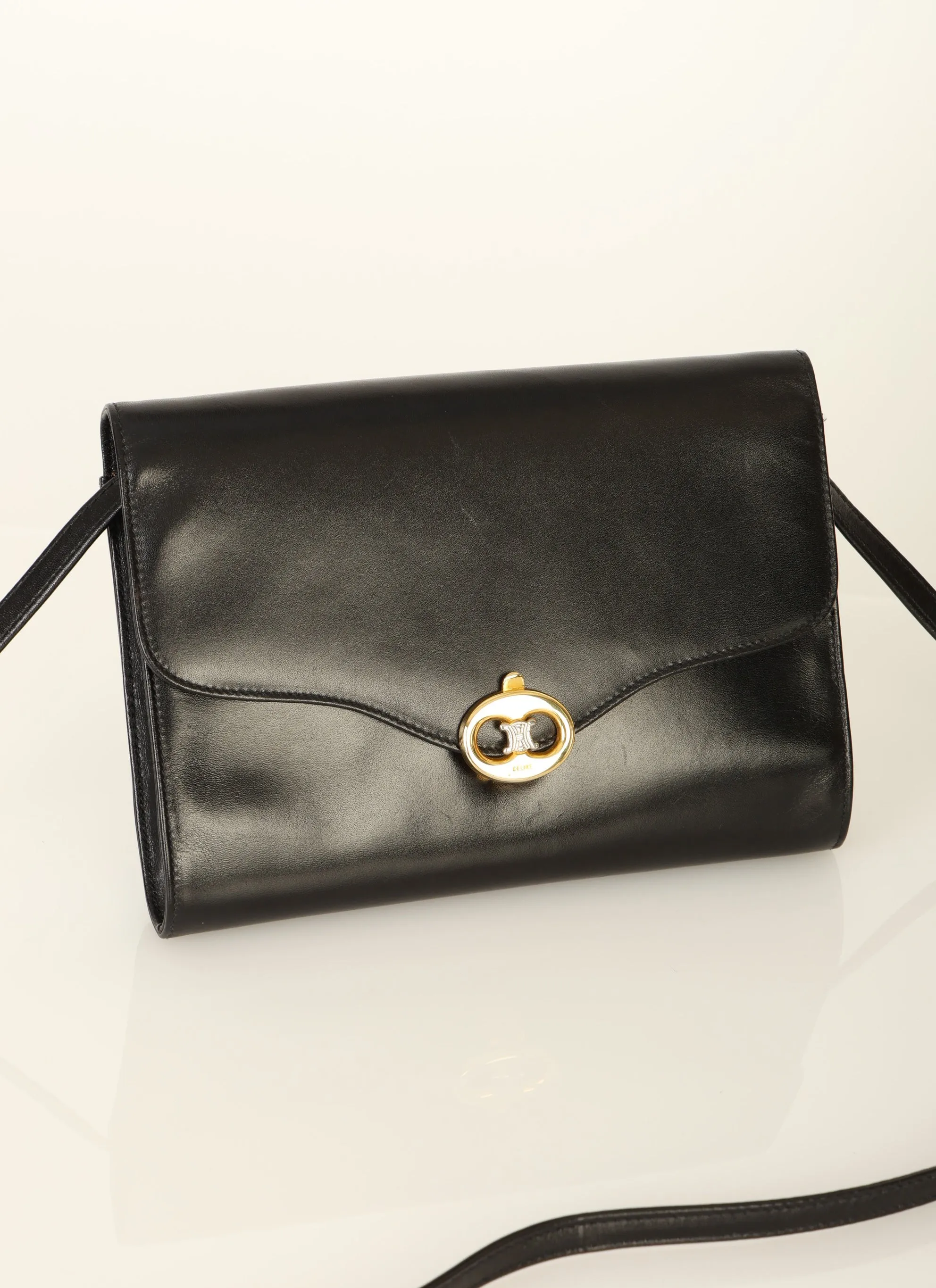 Celine Triomphe Box Shoulder Bag
