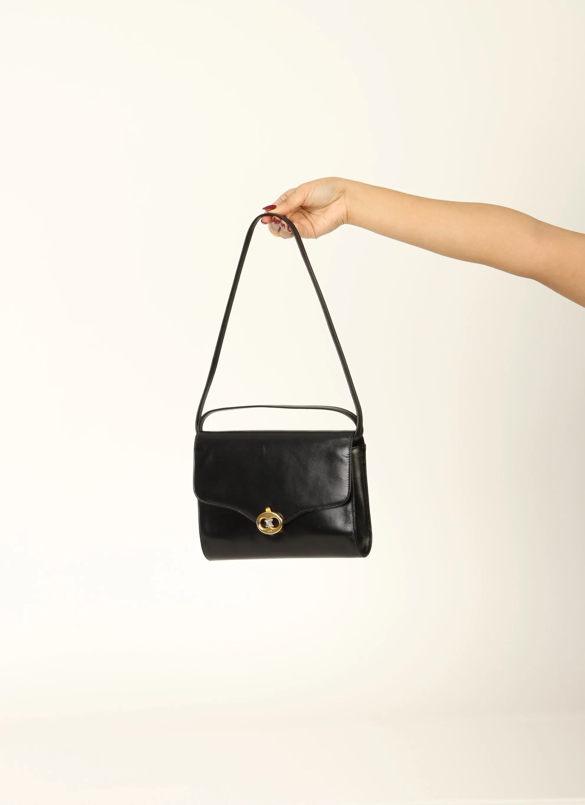 Celine Triomphe Box Shoulder Bag