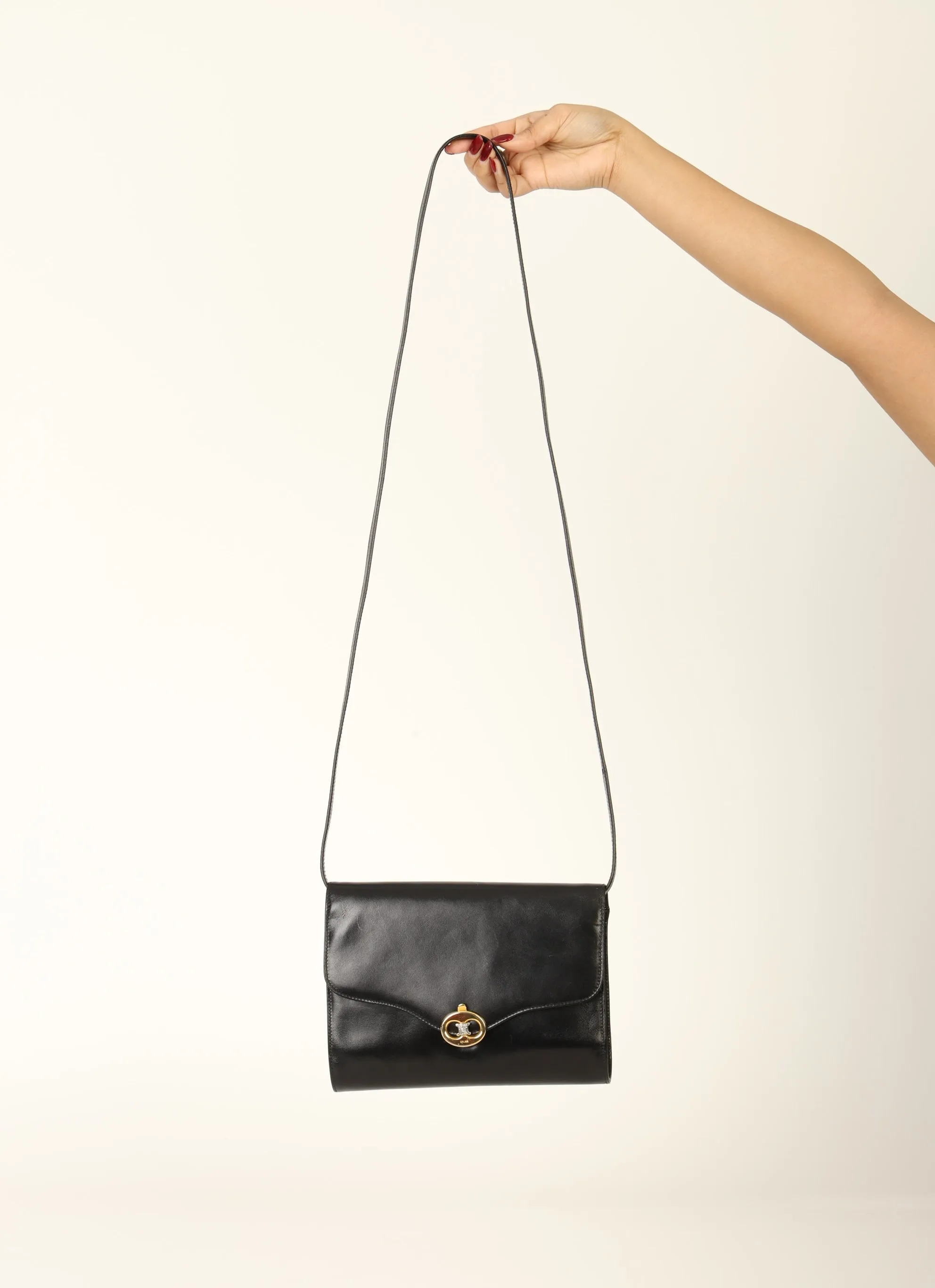 Celine Triomphe Box Shoulder Bag