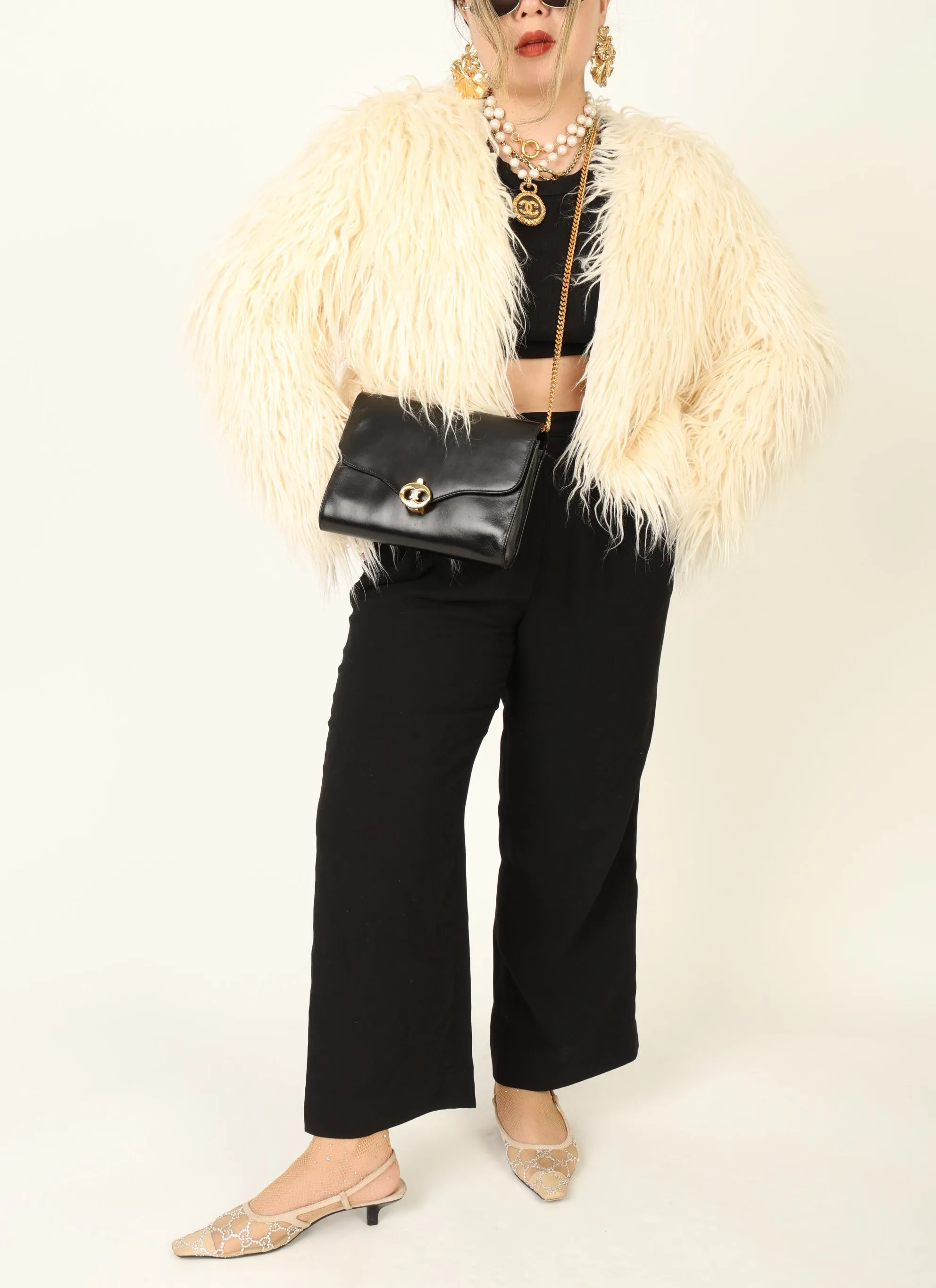 Celine Triomphe Box Shoulder Bag