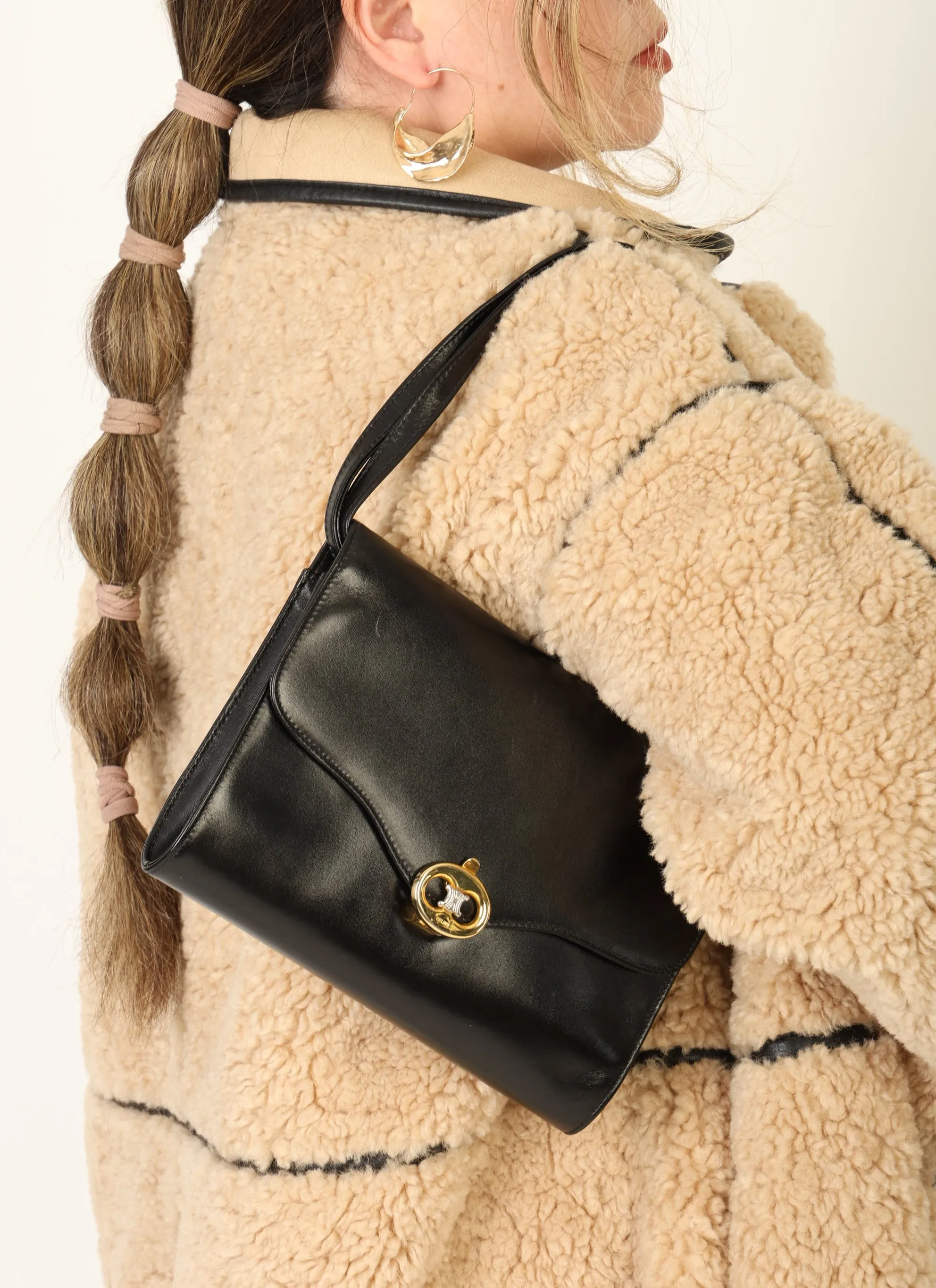 Celine Triomphe Box Shoulder Bag