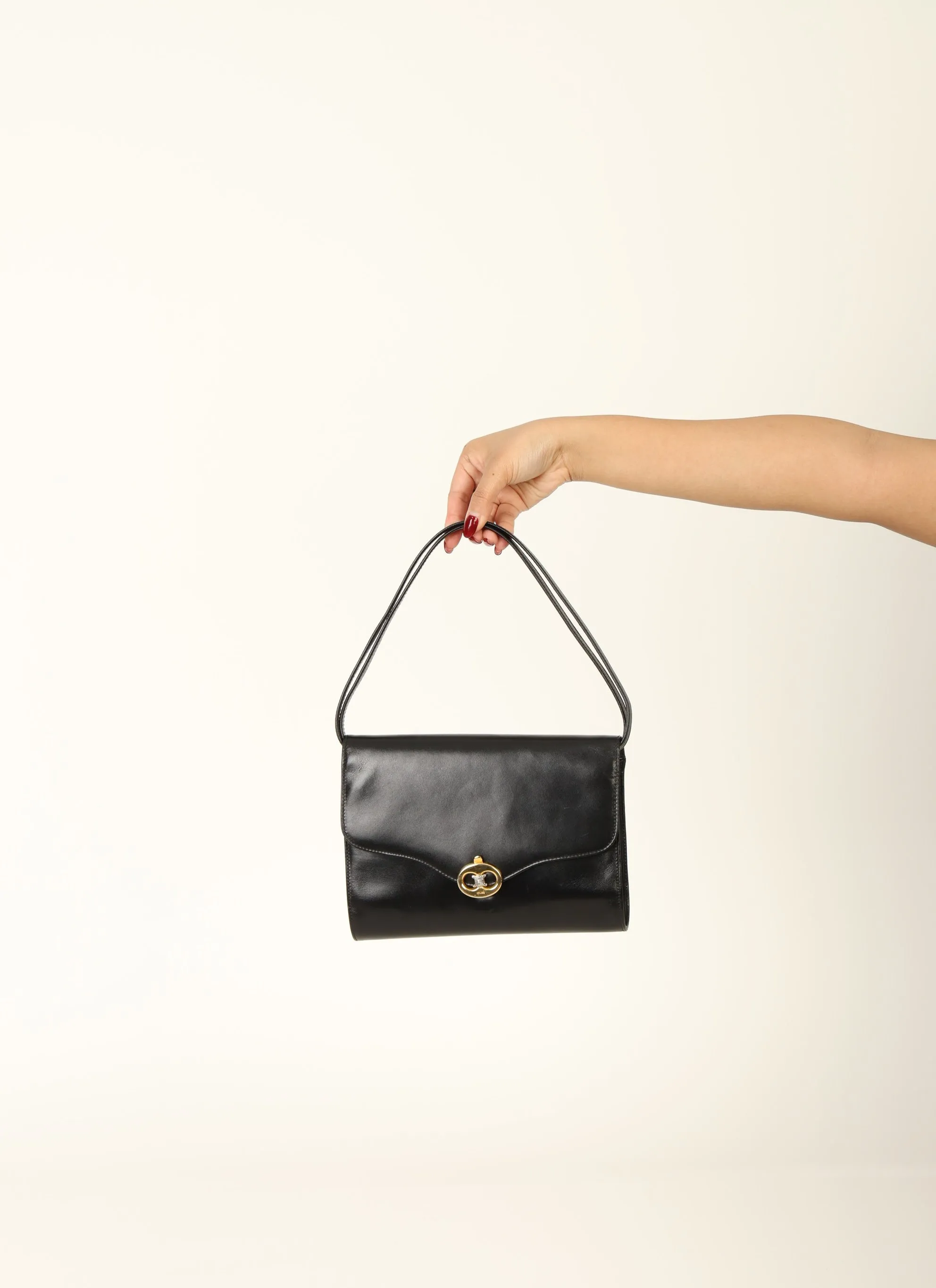 Celine Triomphe Box Shoulder Bag