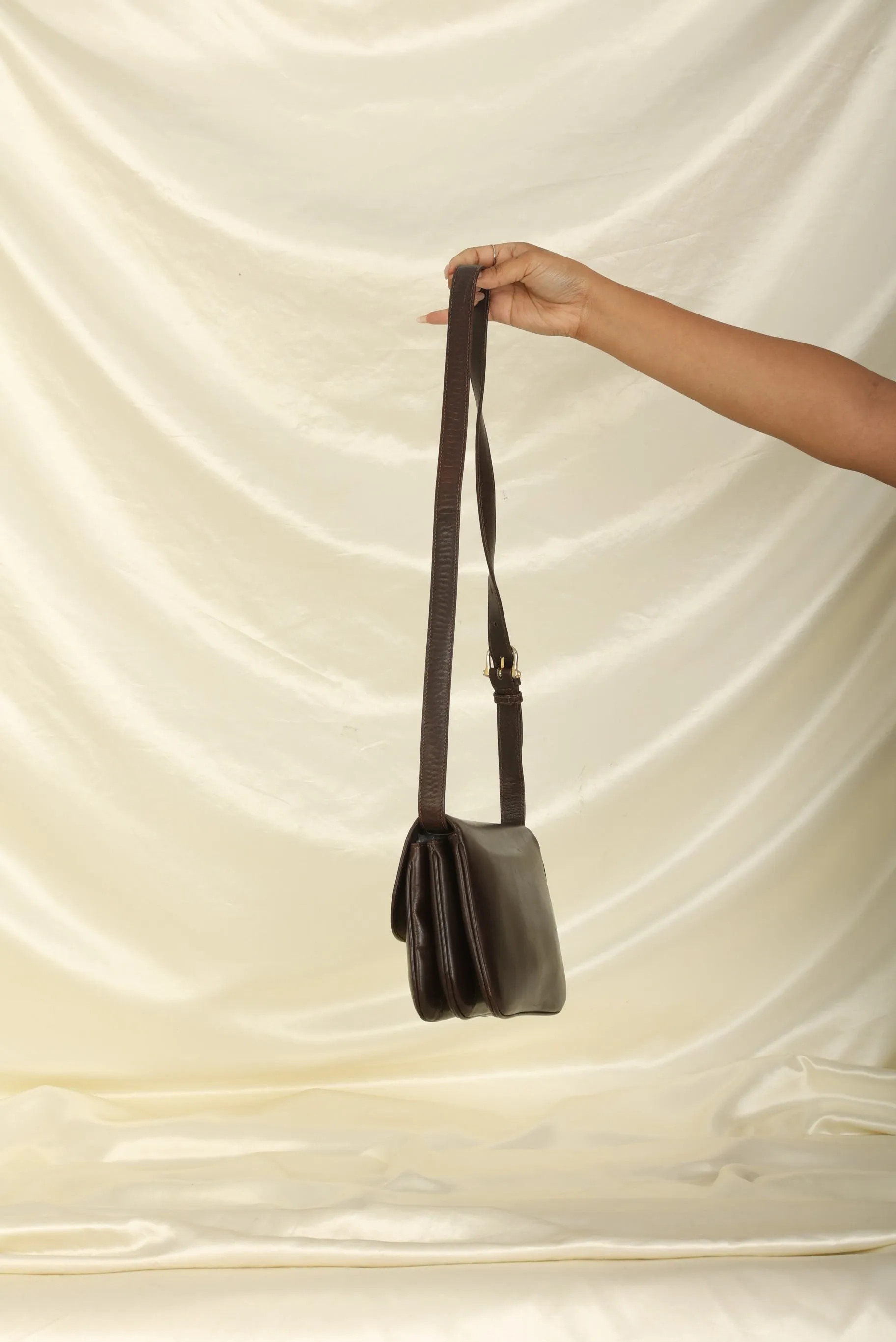 Celine Triomphe Boxcalf Shoulder Bag