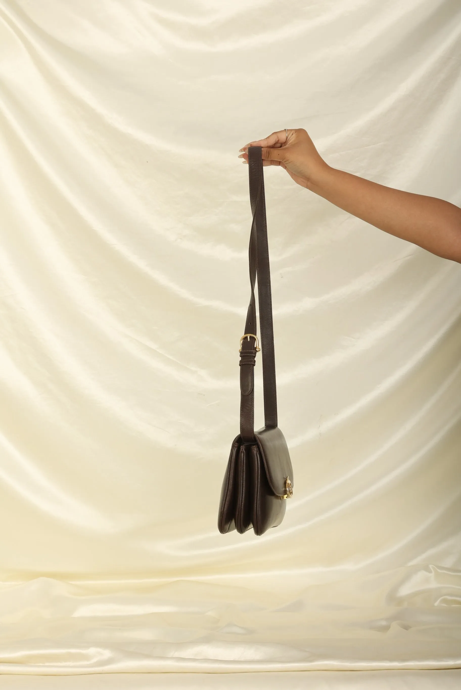 Celine Triomphe Boxcalf Shoulder Bag
