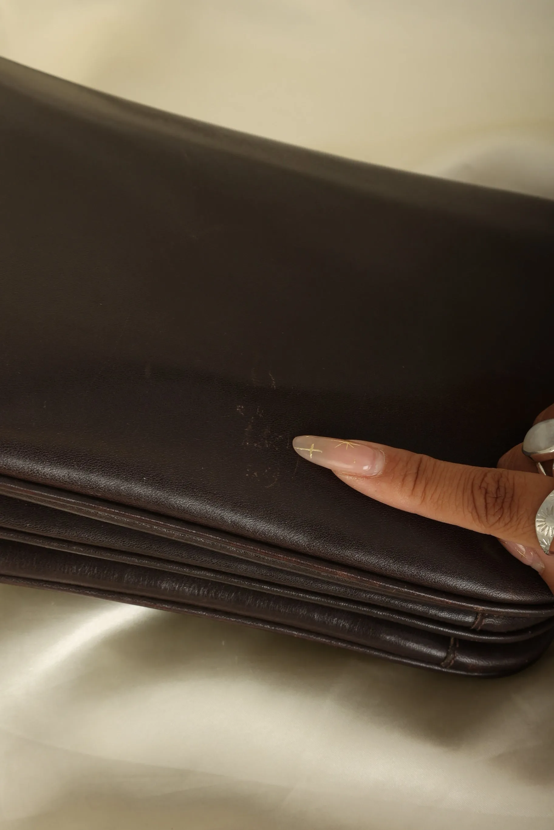 Celine Triomphe Boxcalf Shoulder Bag