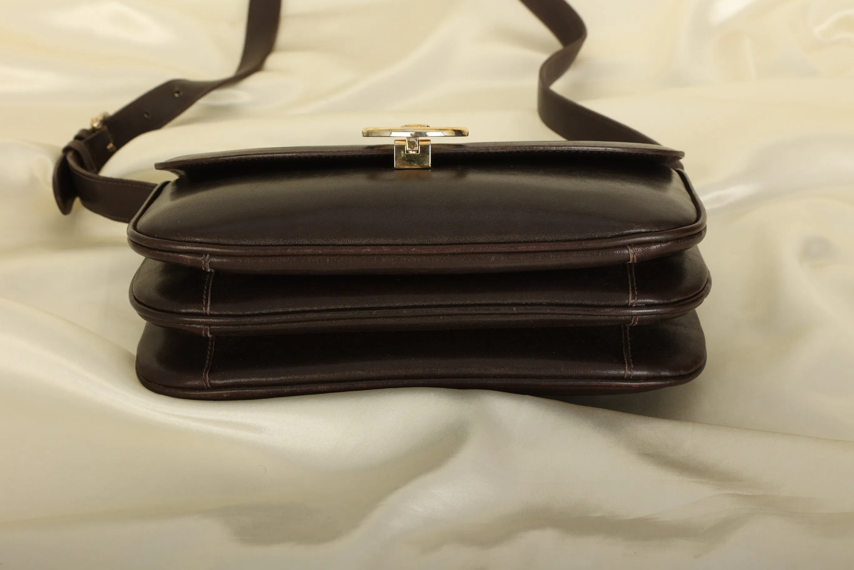 Celine Triomphe Boxcalf Shoulder Bag