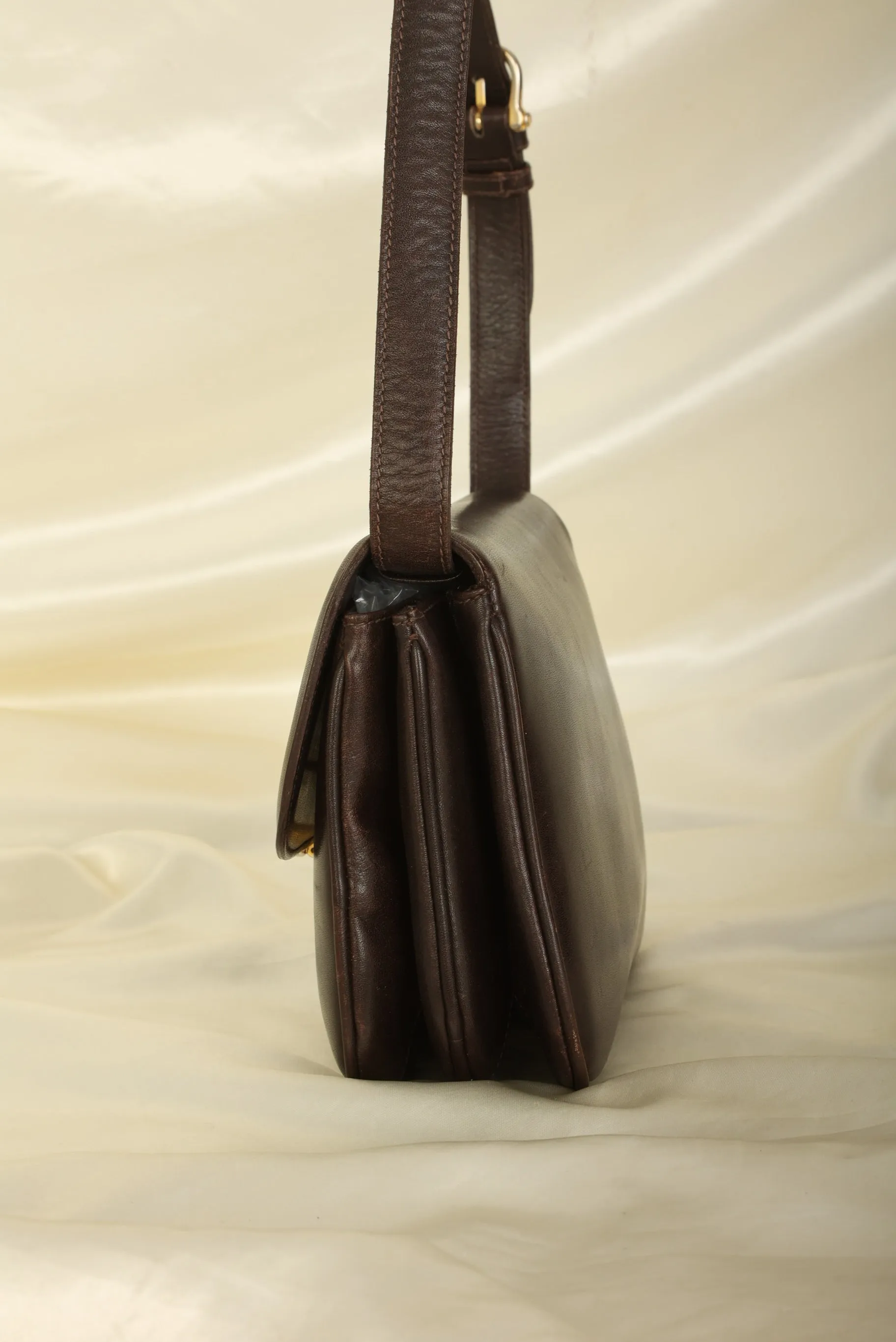 Celine Triomphe Boxcalf Shoulder Bag
