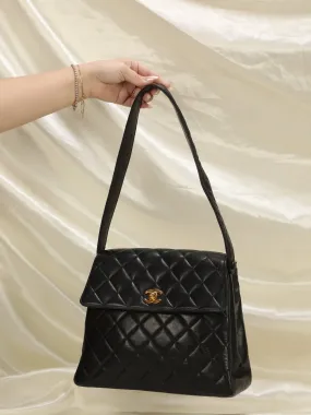 CL Lambskin Turnlock Shoulder Bag